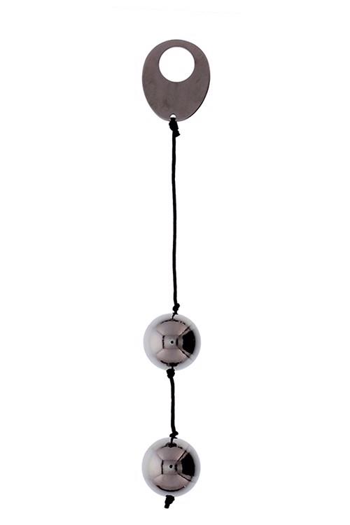 Domino Metallic Balls -Chrome Black