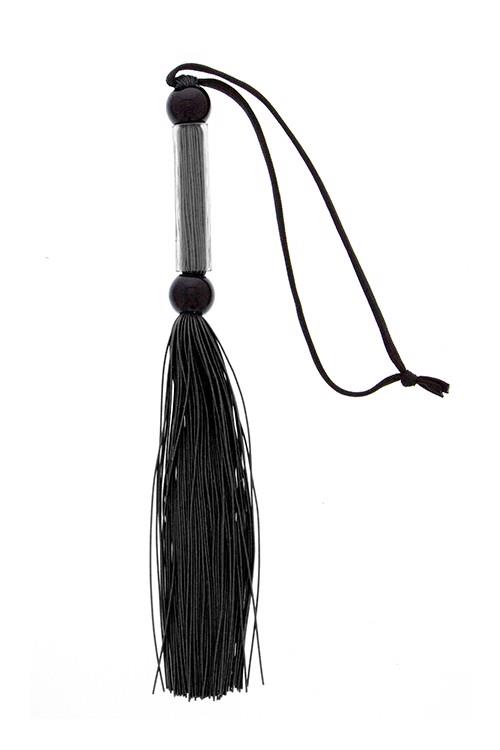 Gp Silicone Flogger Whip Black
