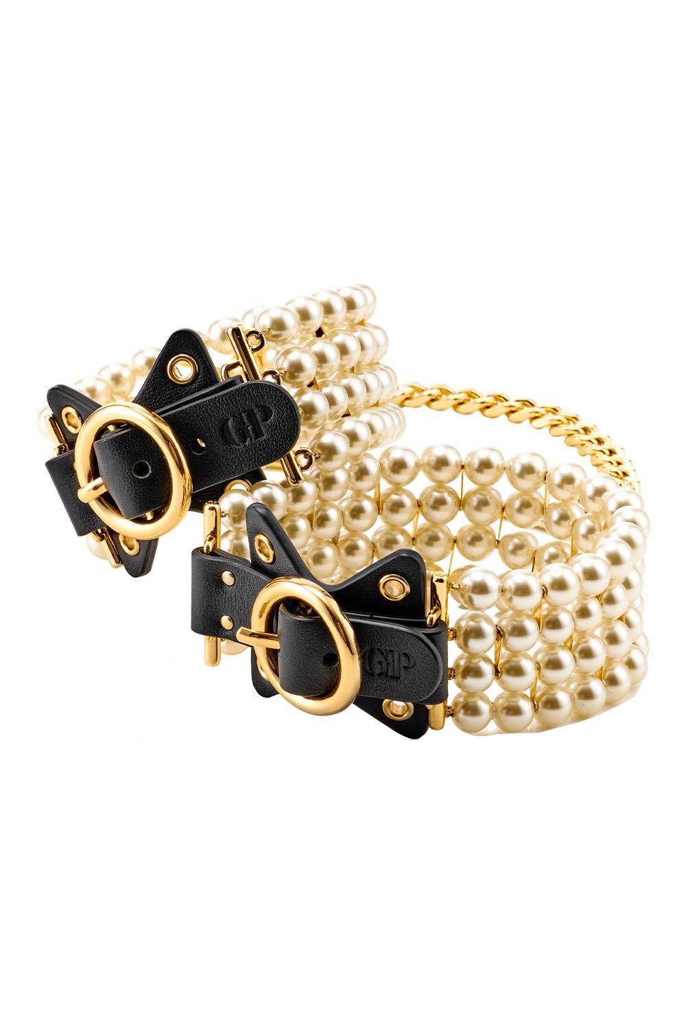 Guilty Pleasure Ballroom Pearl Ankle Cuffs