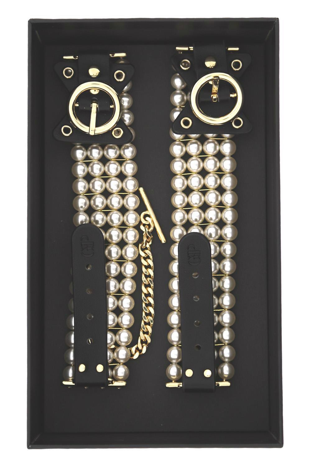 Guilty Pleasure Ballroom Pearl Ankle Cuffs