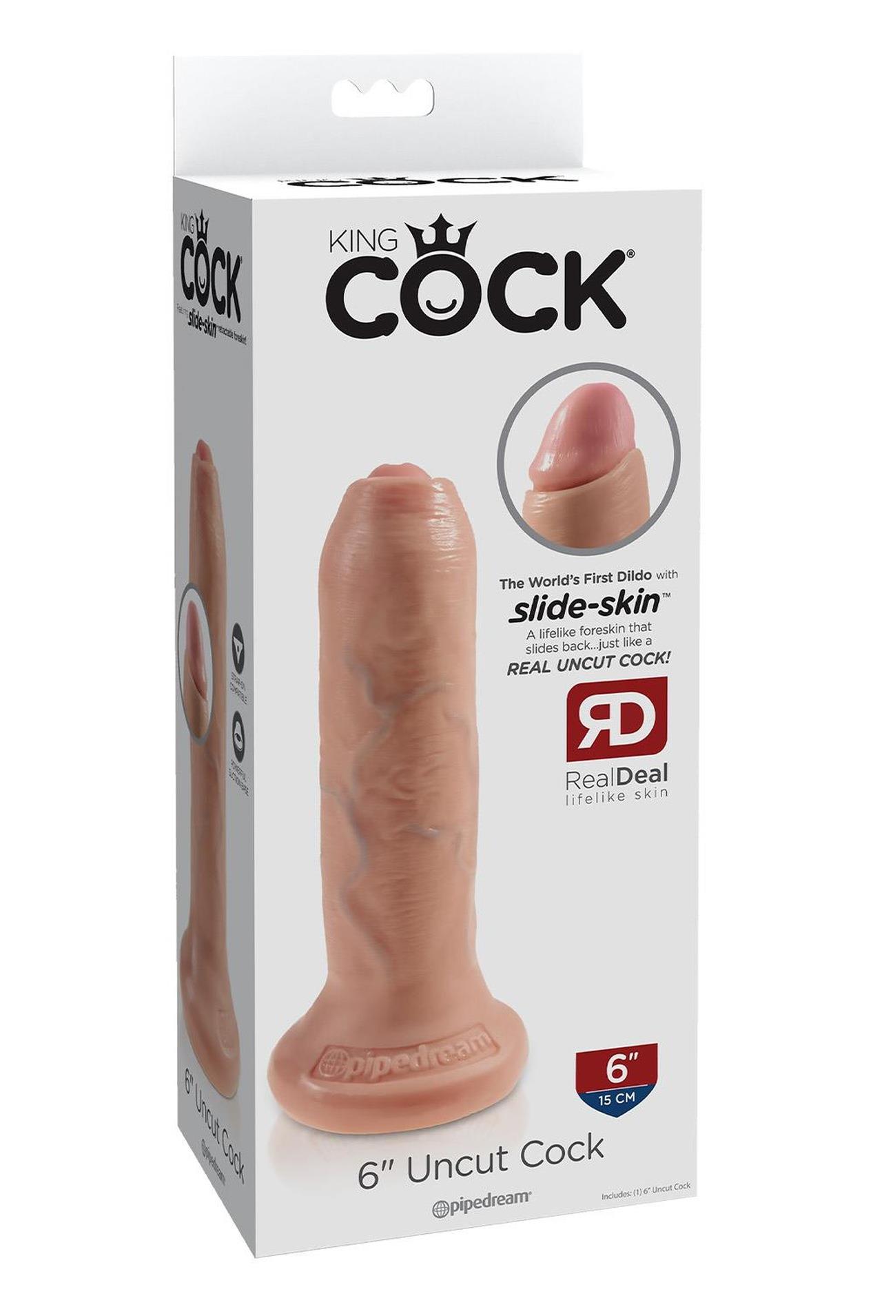 King Cock 6 Inch Uncut Light