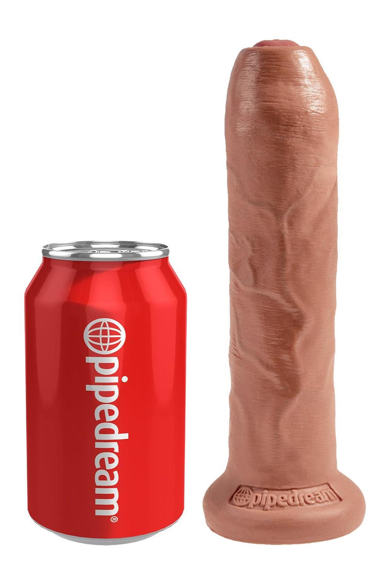 King Cock 7 Inch Uncut Tan