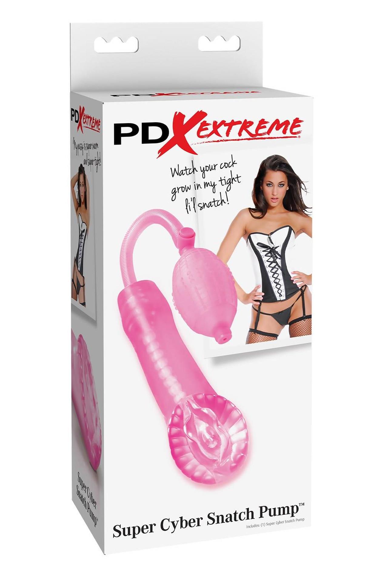 Pdx Extreme Super Cyber Snatch Pump Pink