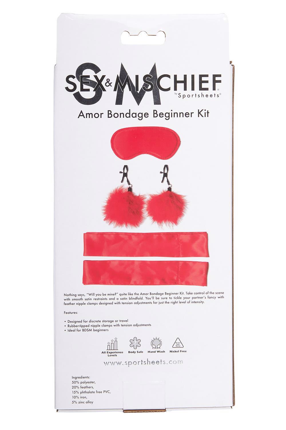 Sportsheets Sm Amor Bondage Beginner Kit