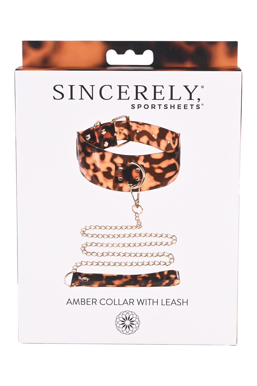 Sportsheets Amber Collar And Leash