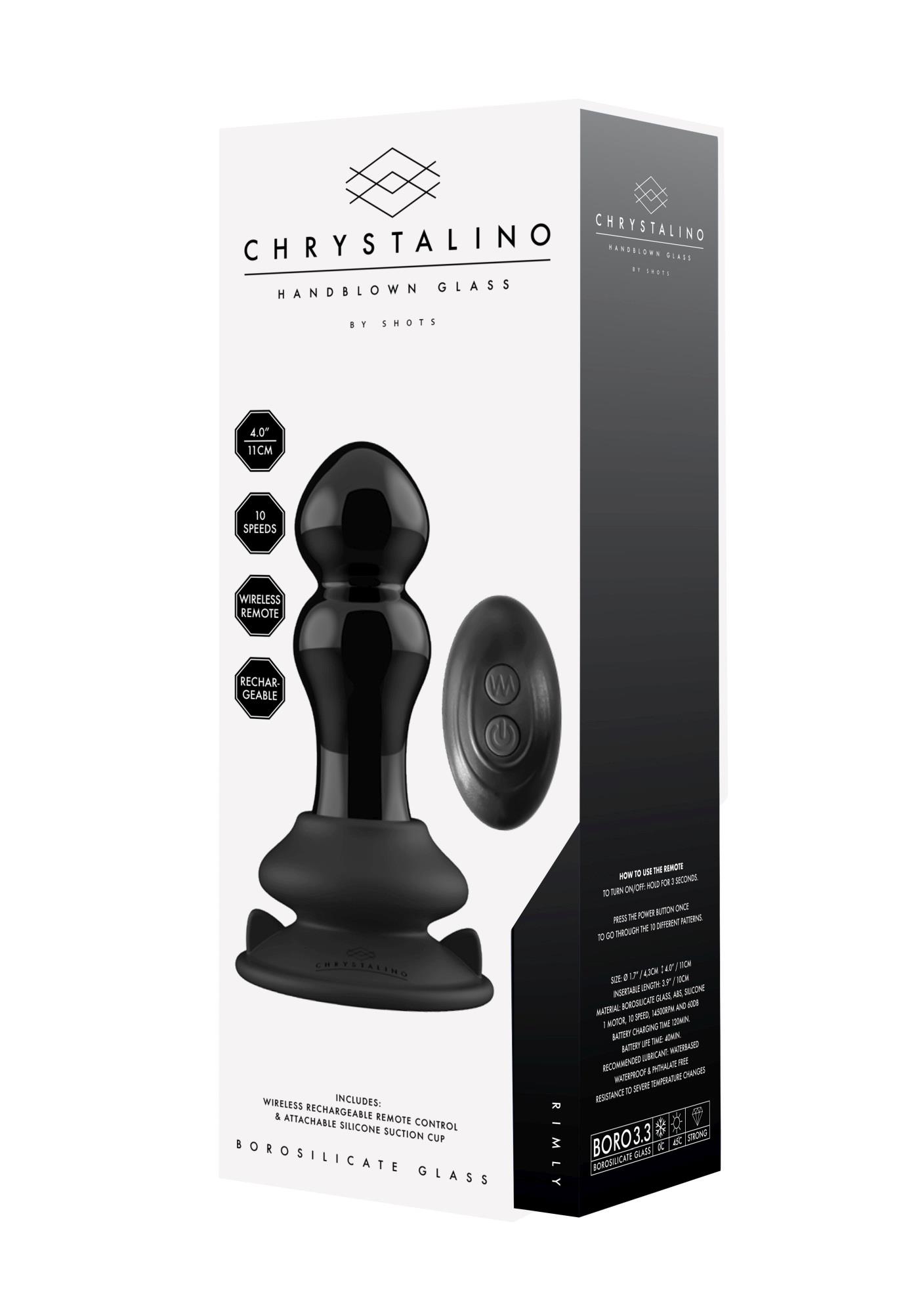 Rimly - With Suction Cup And Remote - 10 Speed - Black