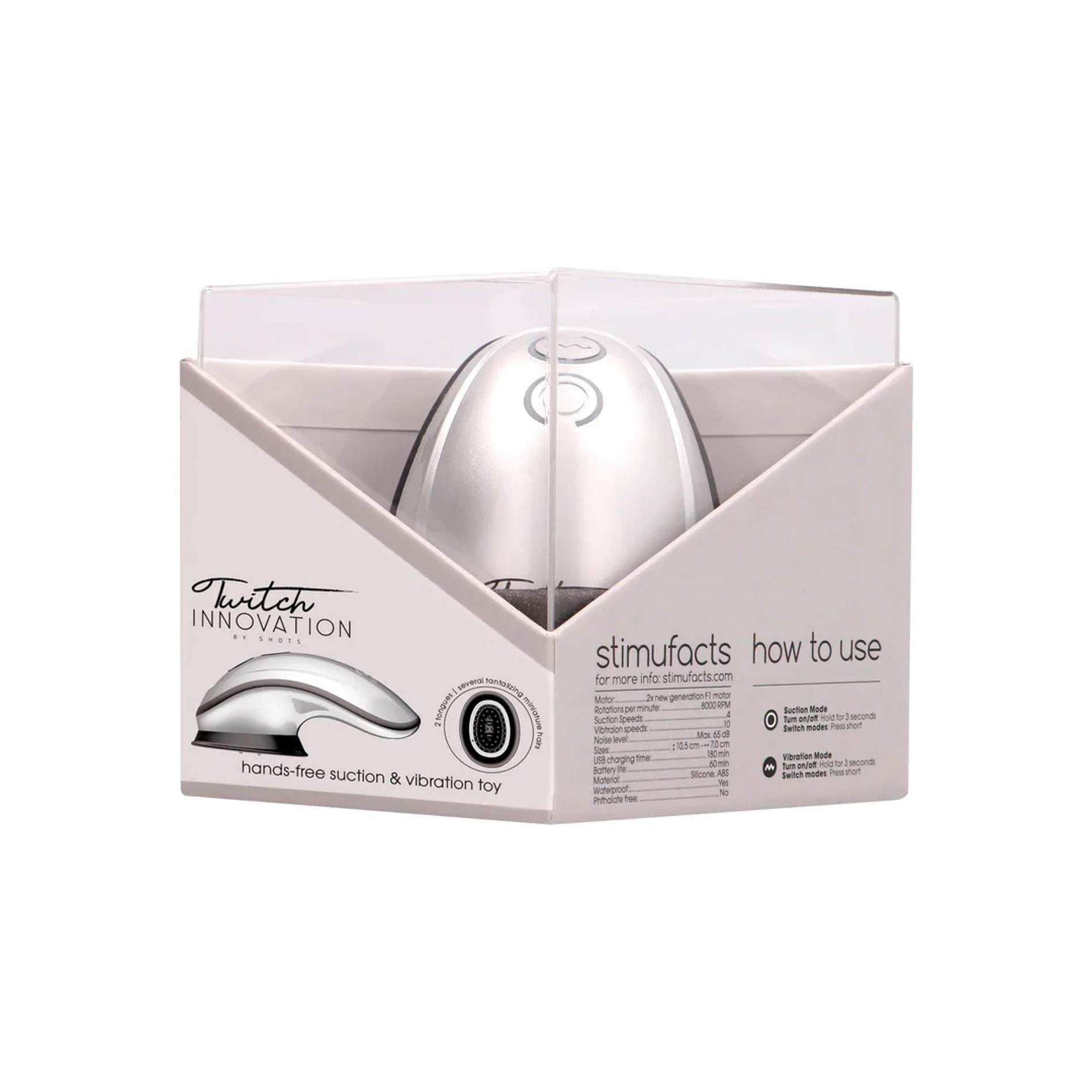 Twitch - Handsfree Suction And Vibration Toy