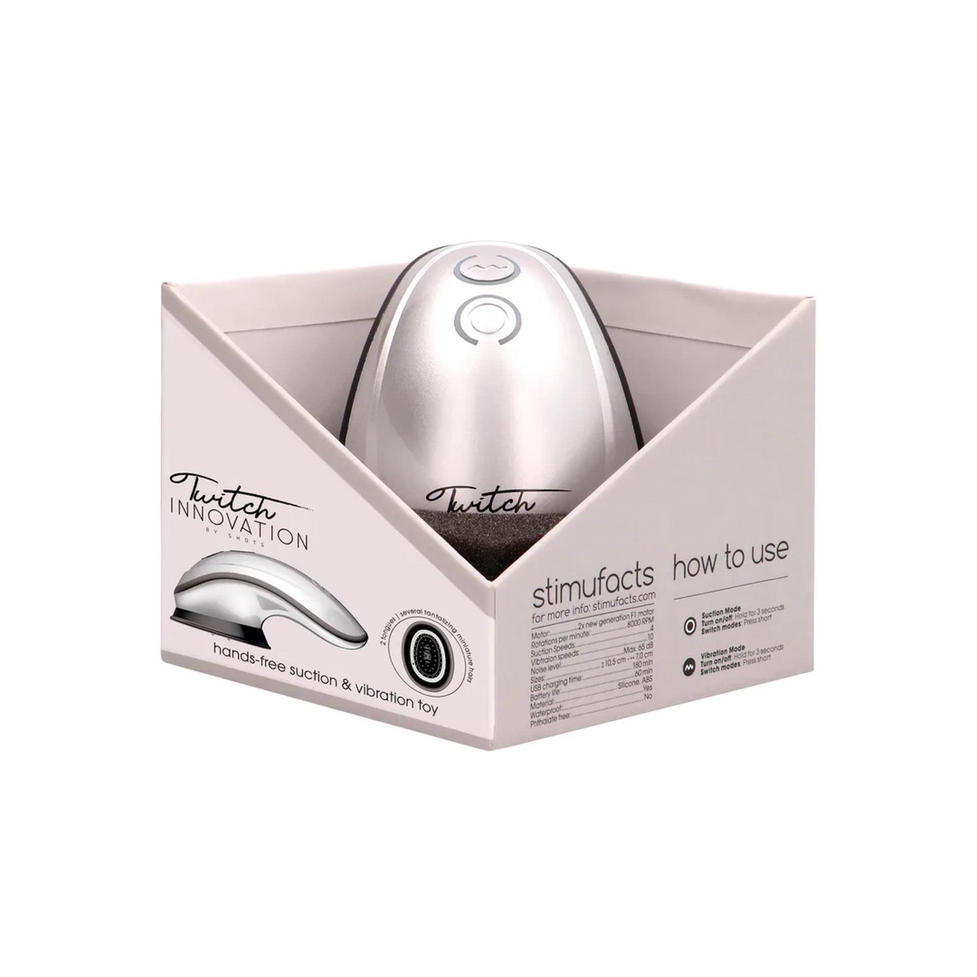 Twitch - Handsfree Suction And Vibration Toy