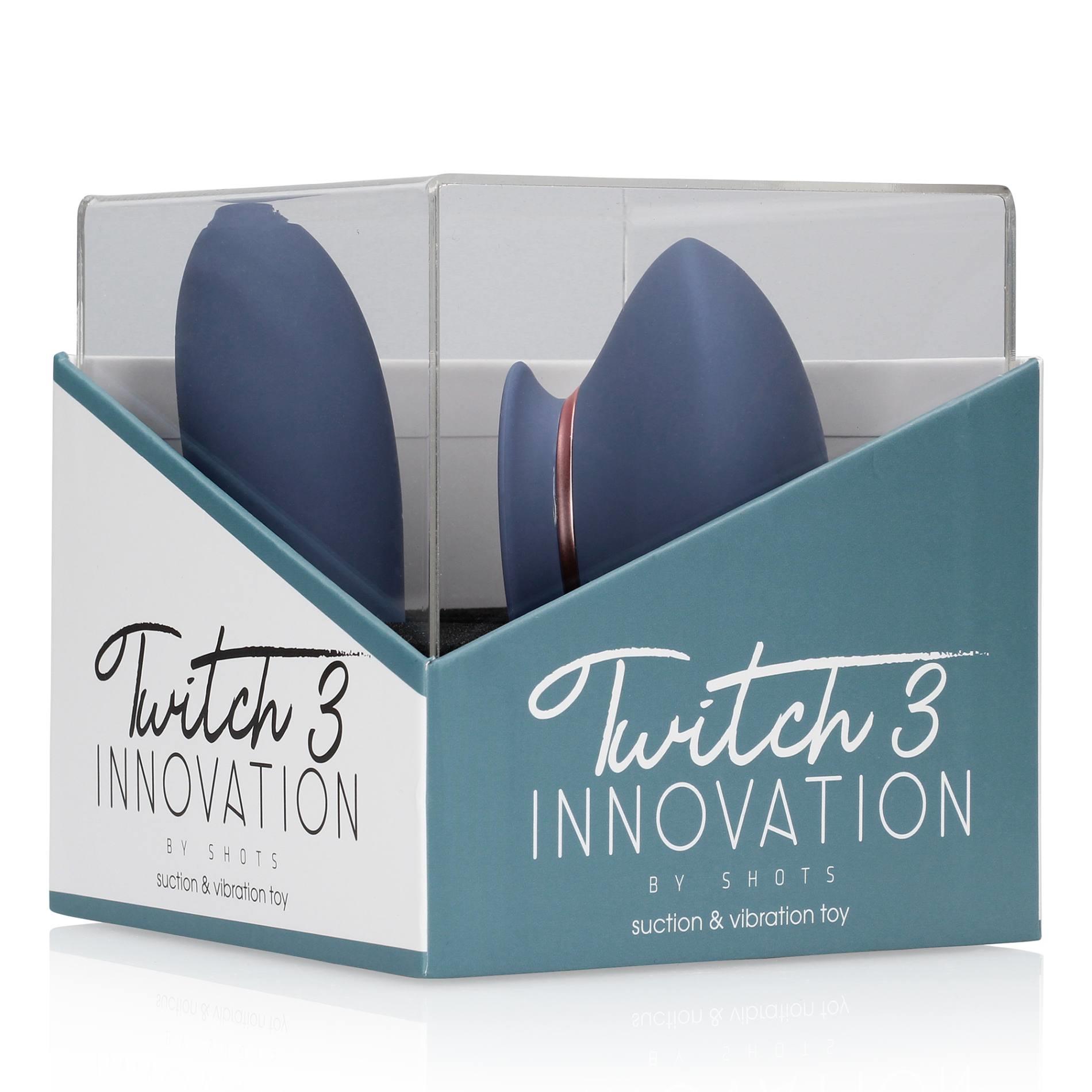 Twitch 3 - Rechargeable Vibrator & Suction - 10 Speed