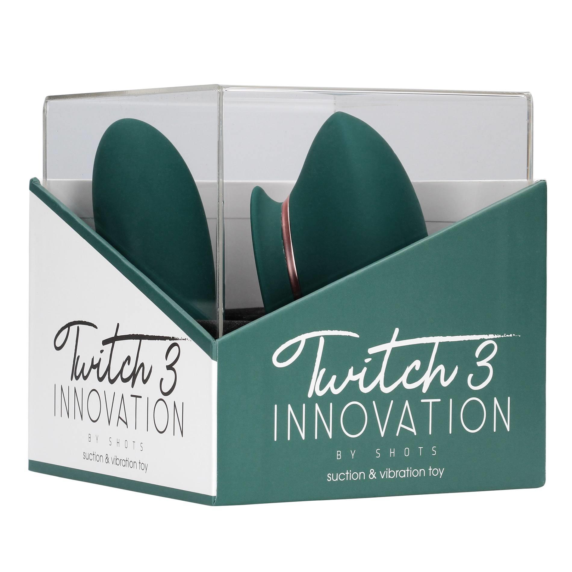 Twitch 3 - Rechargeable Vibrator & Suction 10 Speed