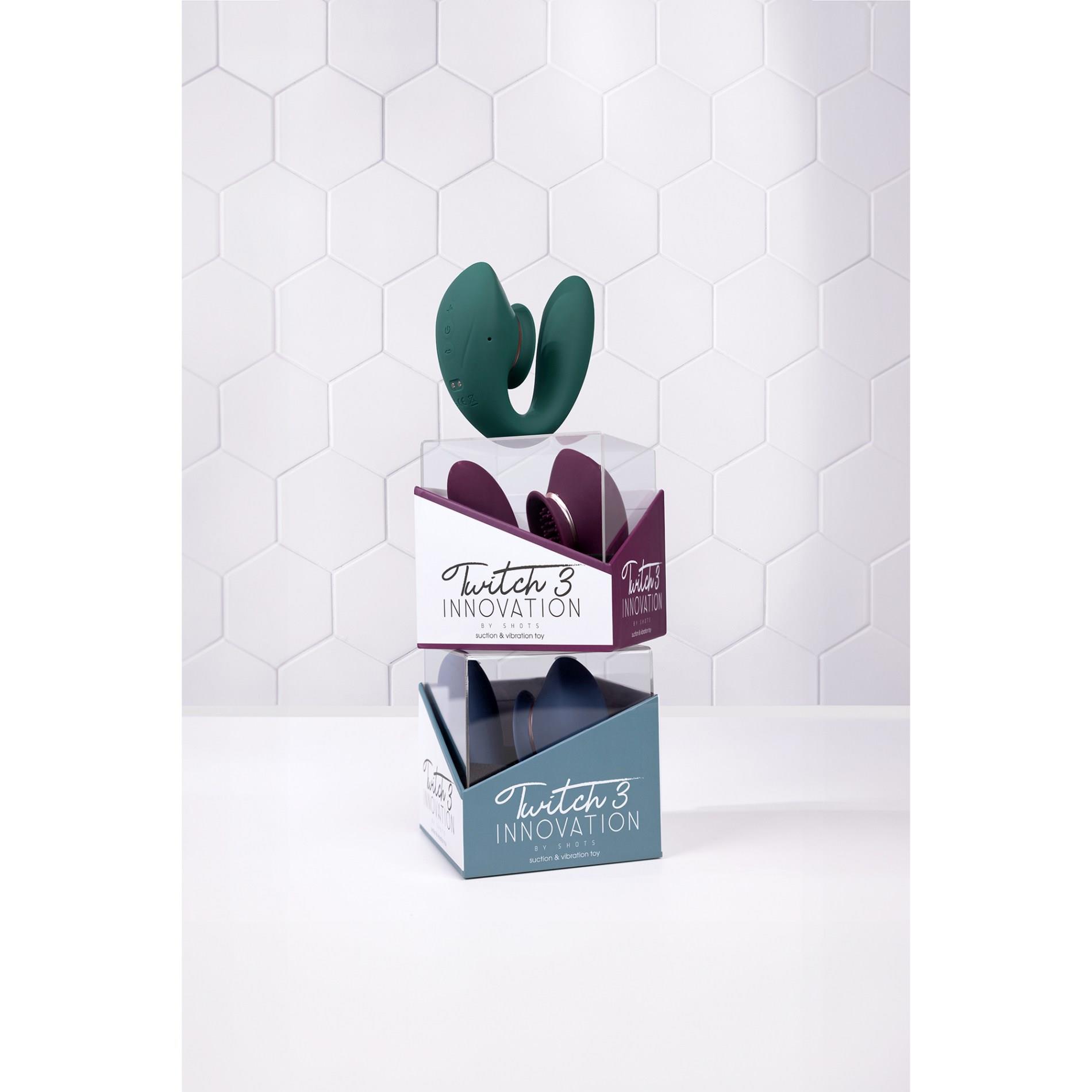 Twitch 3 - Rechargeable Vibrator & Suction 10 Speed