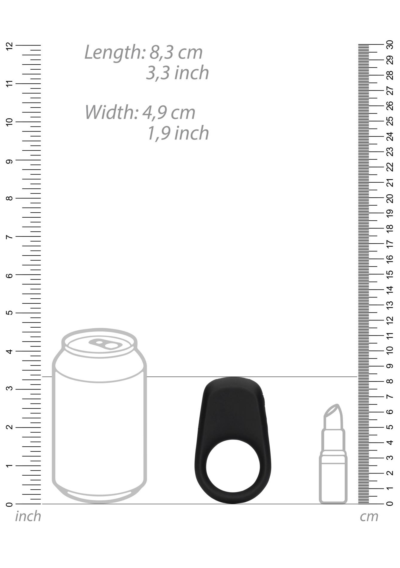 Wibrujący pierścień erekcyjny Vibrating Cock Ring