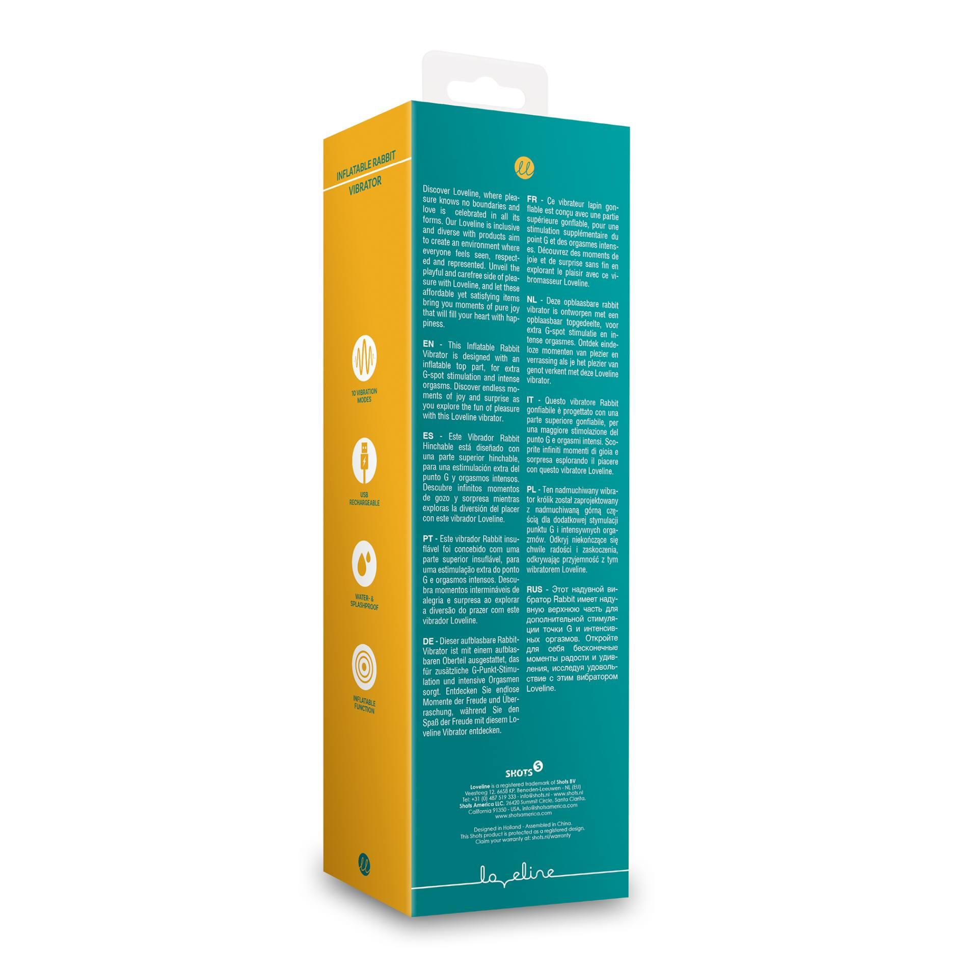 Wibrator ze stymulacją Inflatable Rabbit