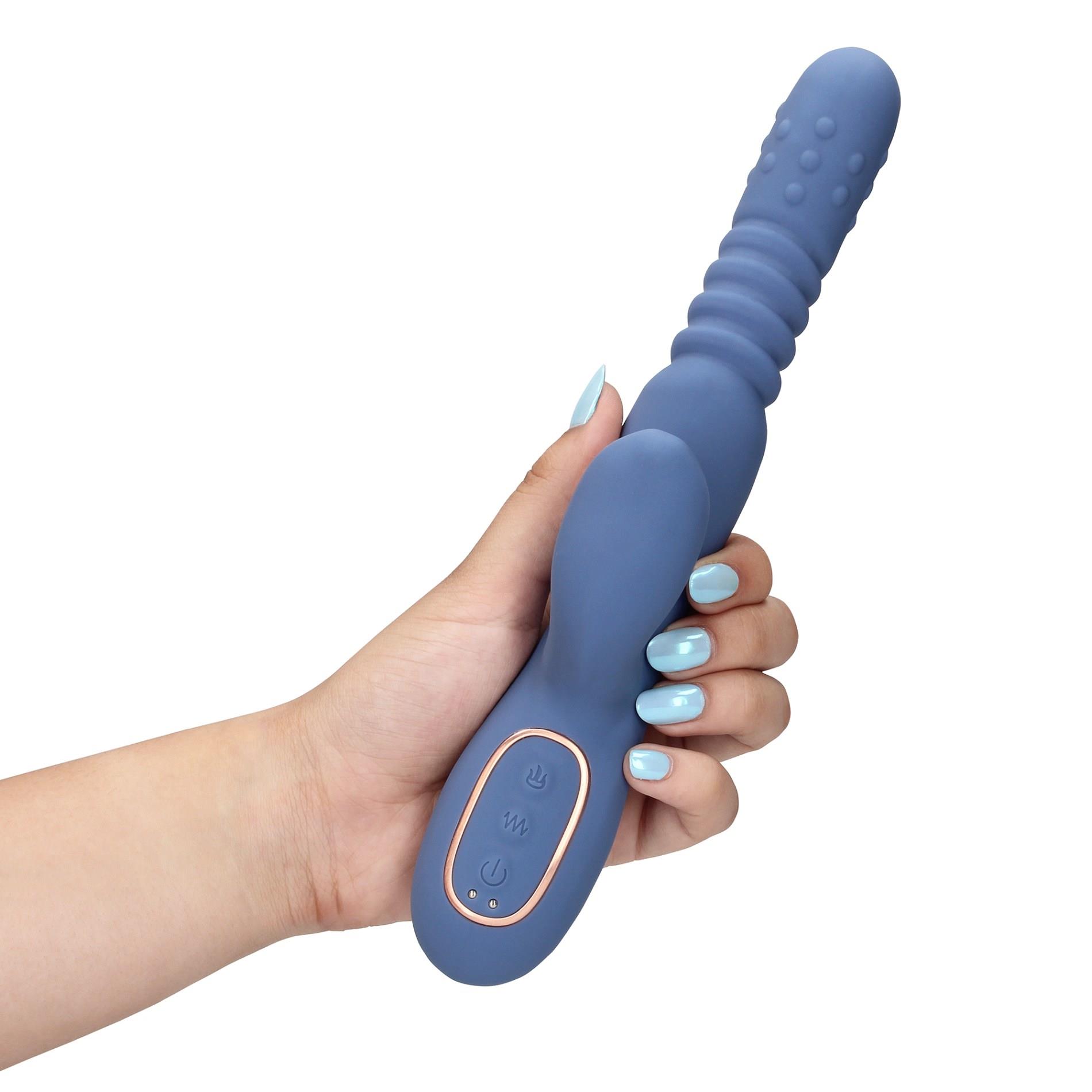 Rotating Beads And Thrusting Rabbit Vibrator