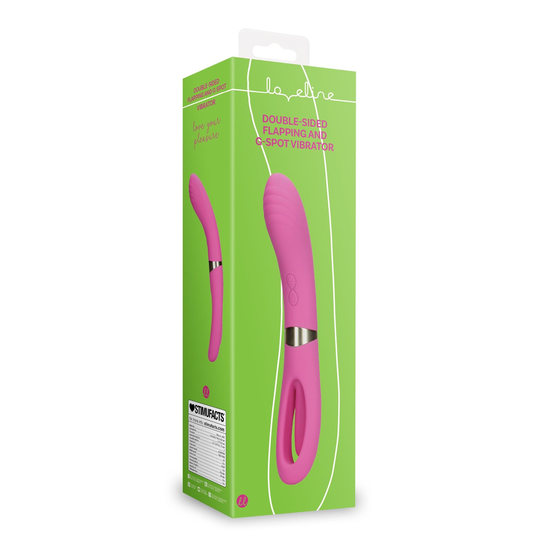 Dwustronny wibrator Double-Sided Flapping And G-Spot