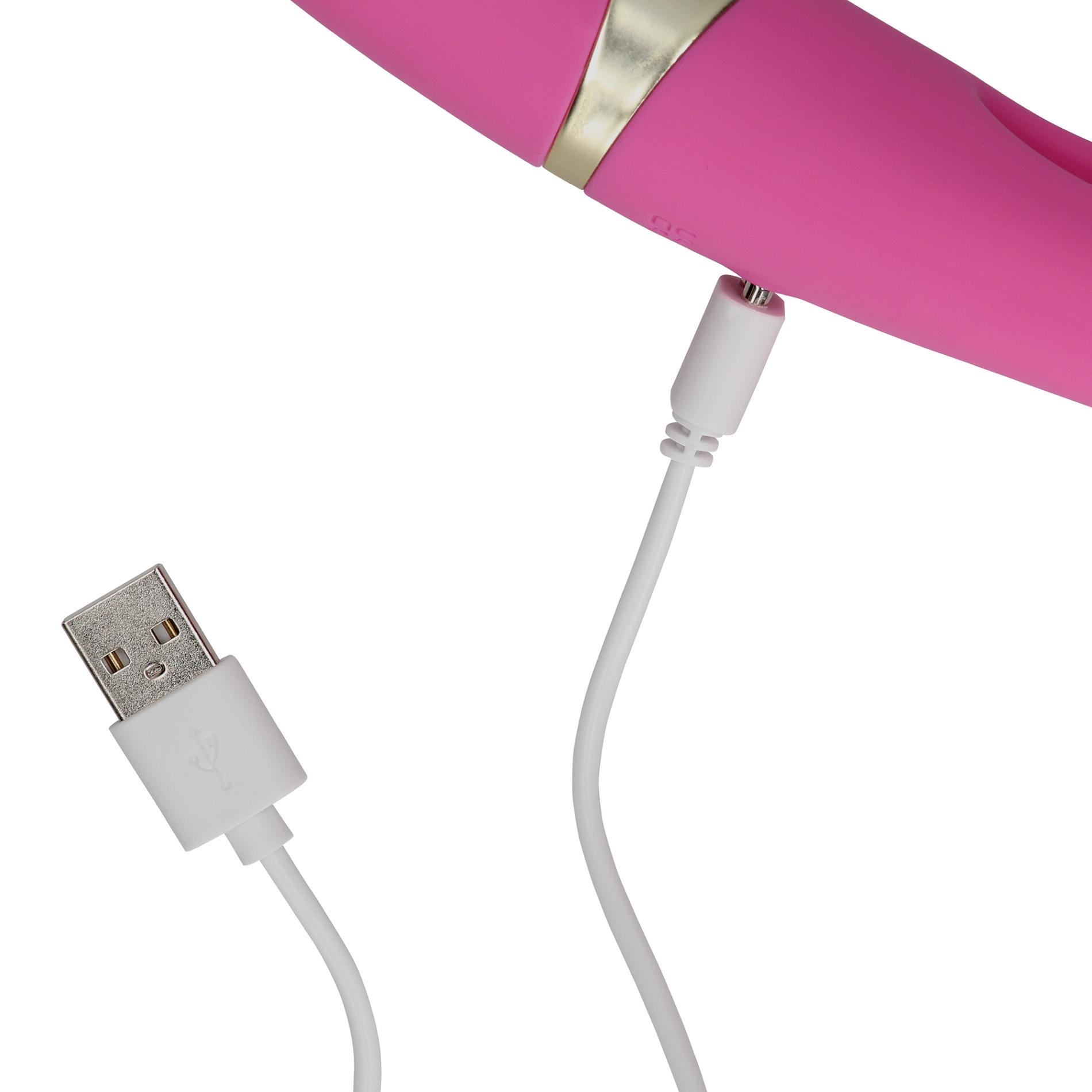 Dwustronny wibrator Double-Sided Flapping And G-Spot