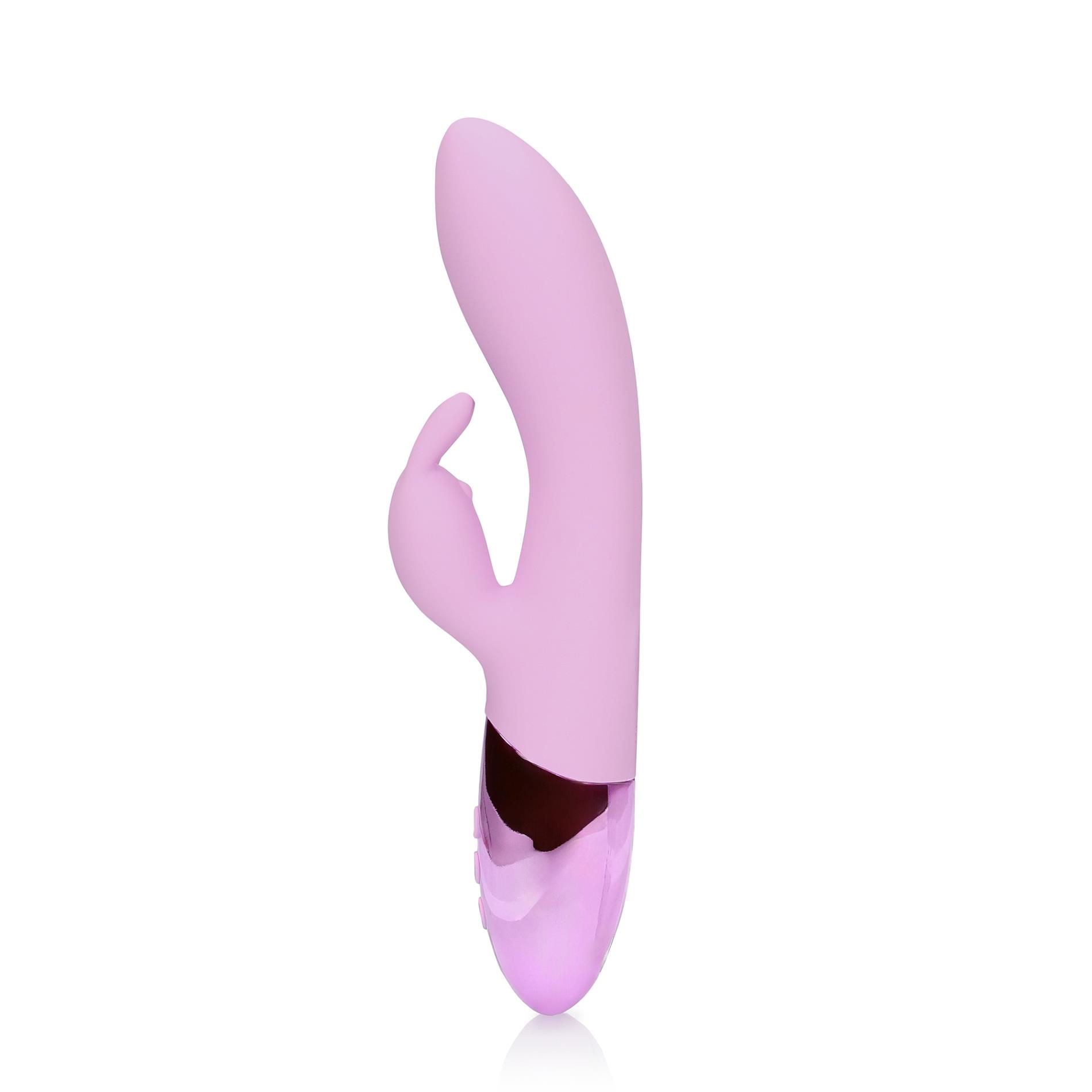 Wibrator ze stymulacją łechtaczki Ultra Soft Silicone Rabbit Vibrator