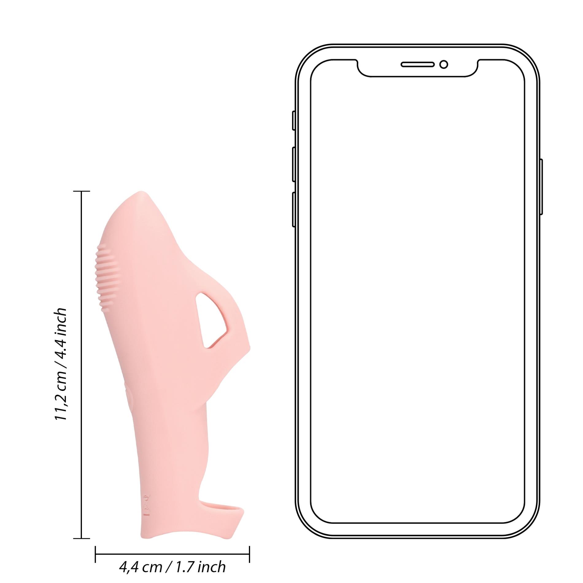 Silicone Finger Vibrator - Touch Of Pink