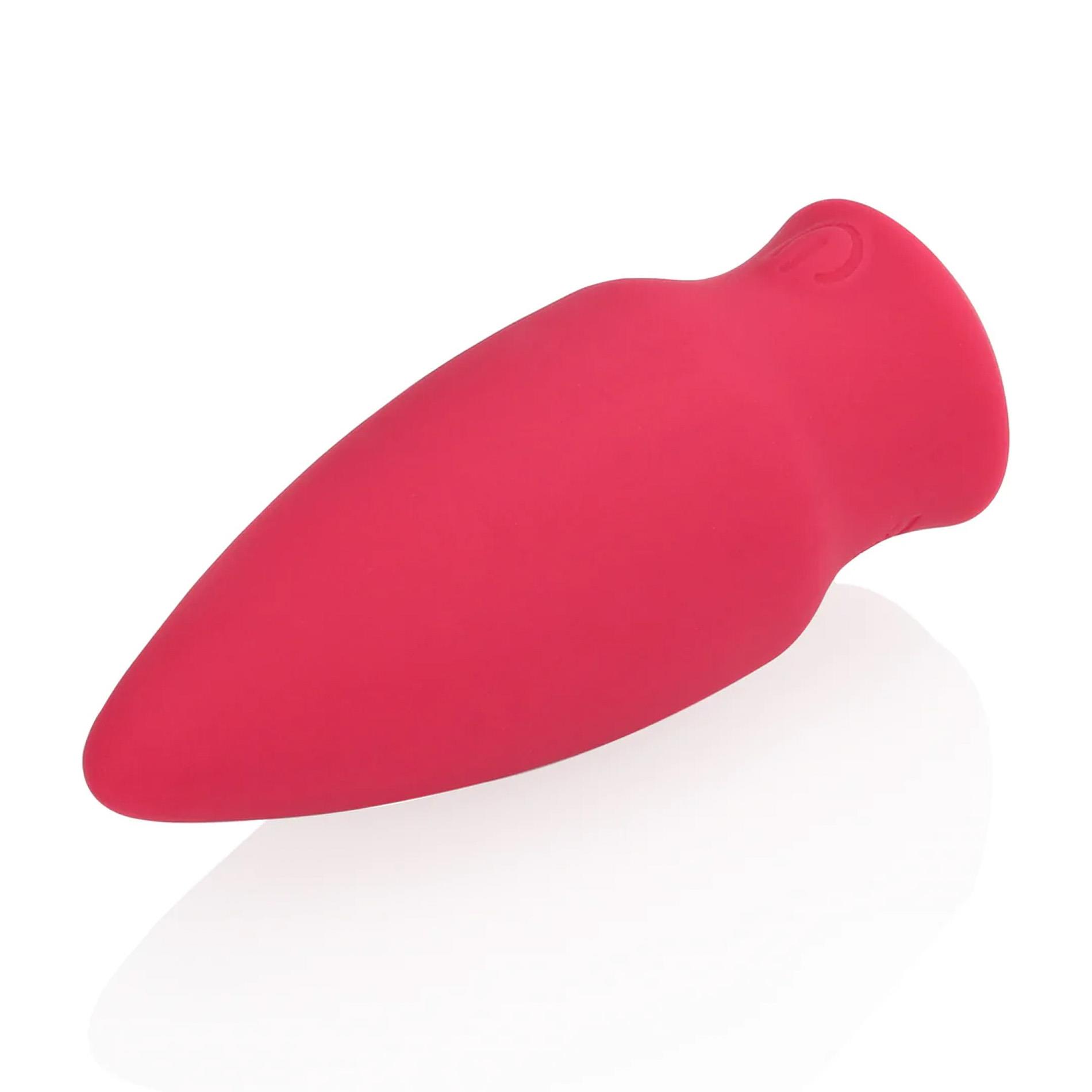 Cone Shaped Bullet Vibrator - Blushing Red