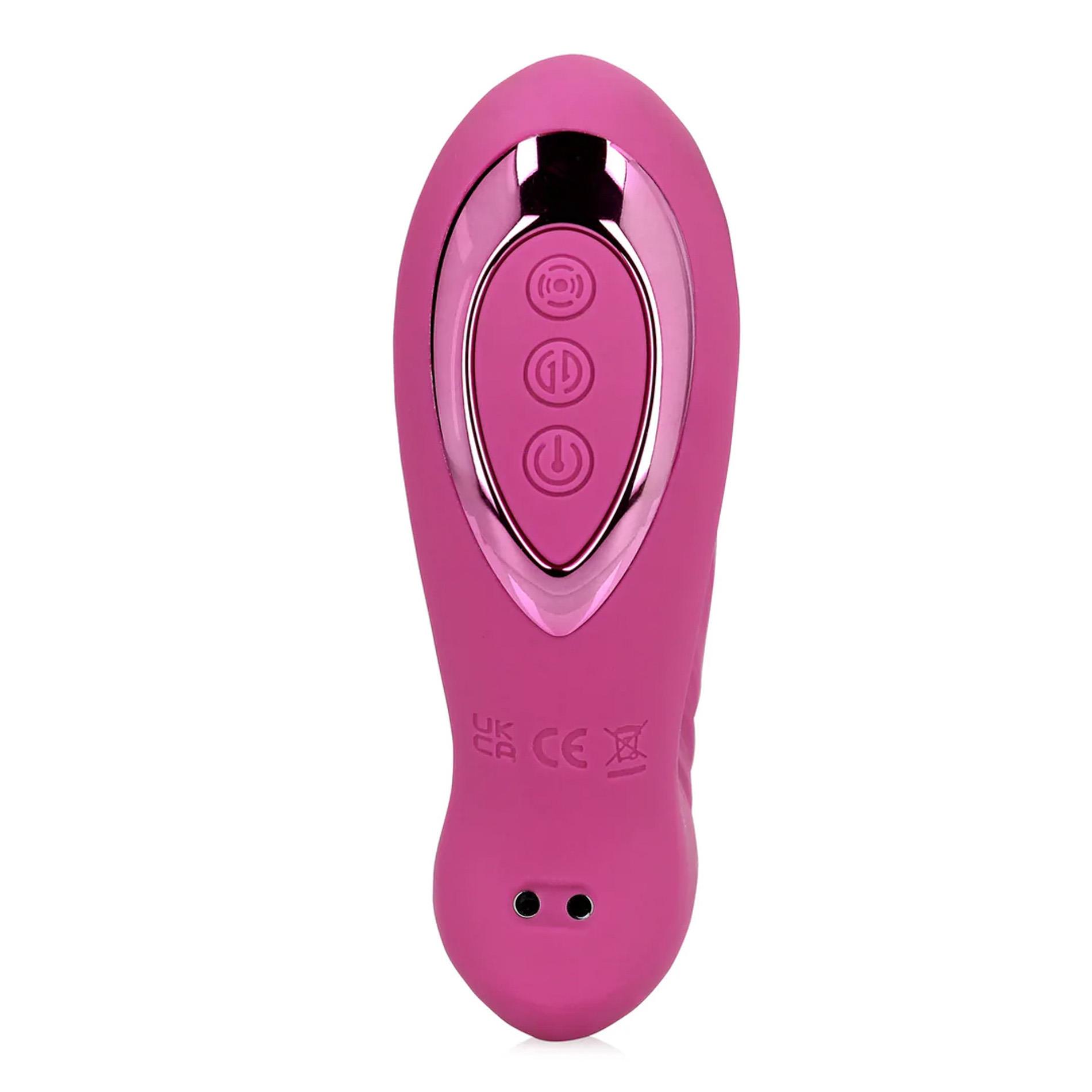 Thrusting And Tapping Vibrator - Powerful Pink