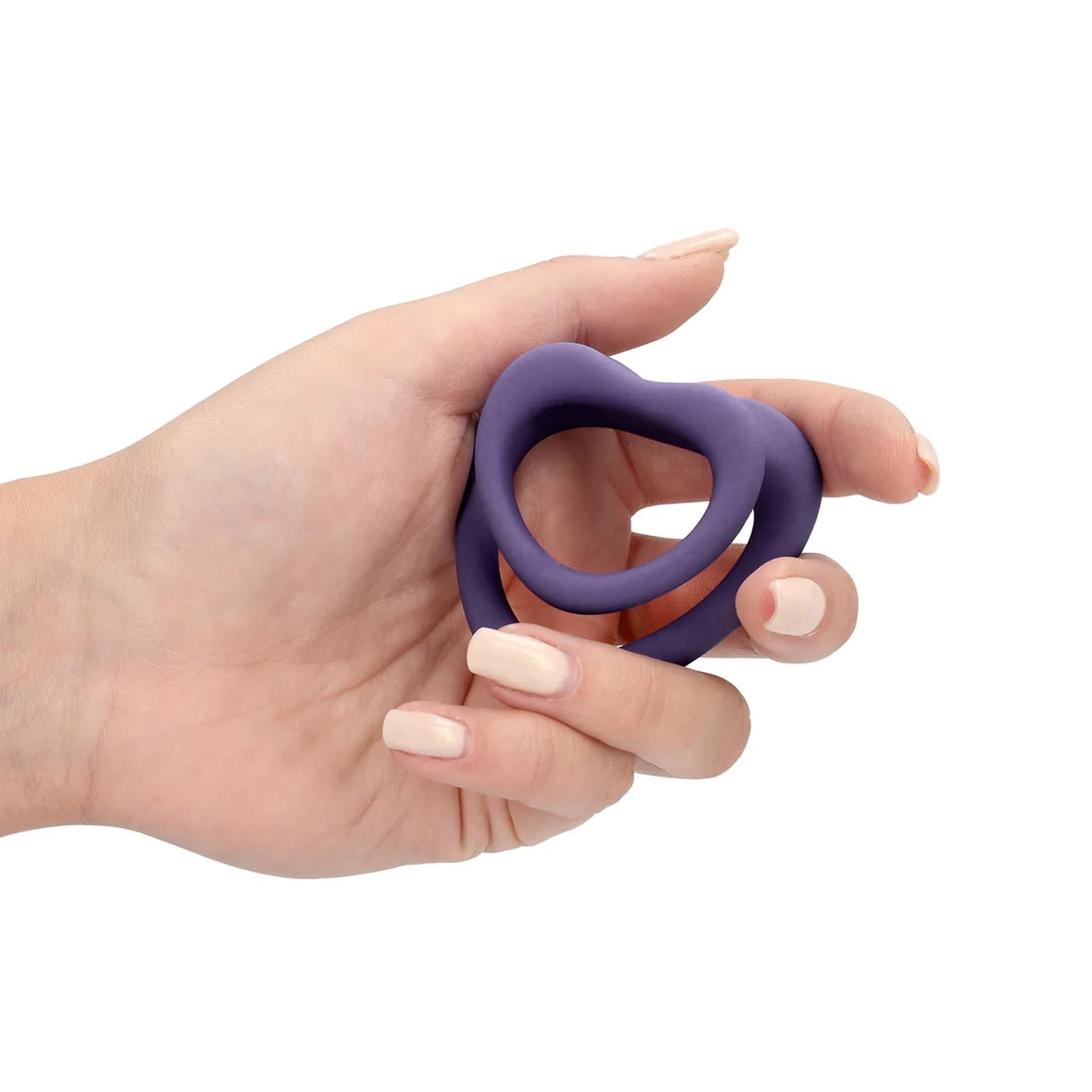 Pierścienie na penisa Heart Cockring Set