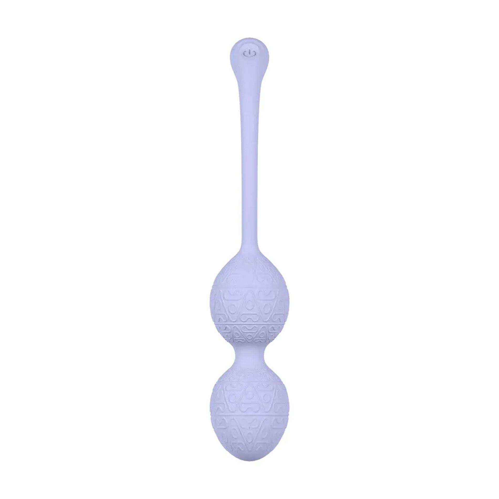 Vibrating Bead Kegel With Remote Control - Lavender
