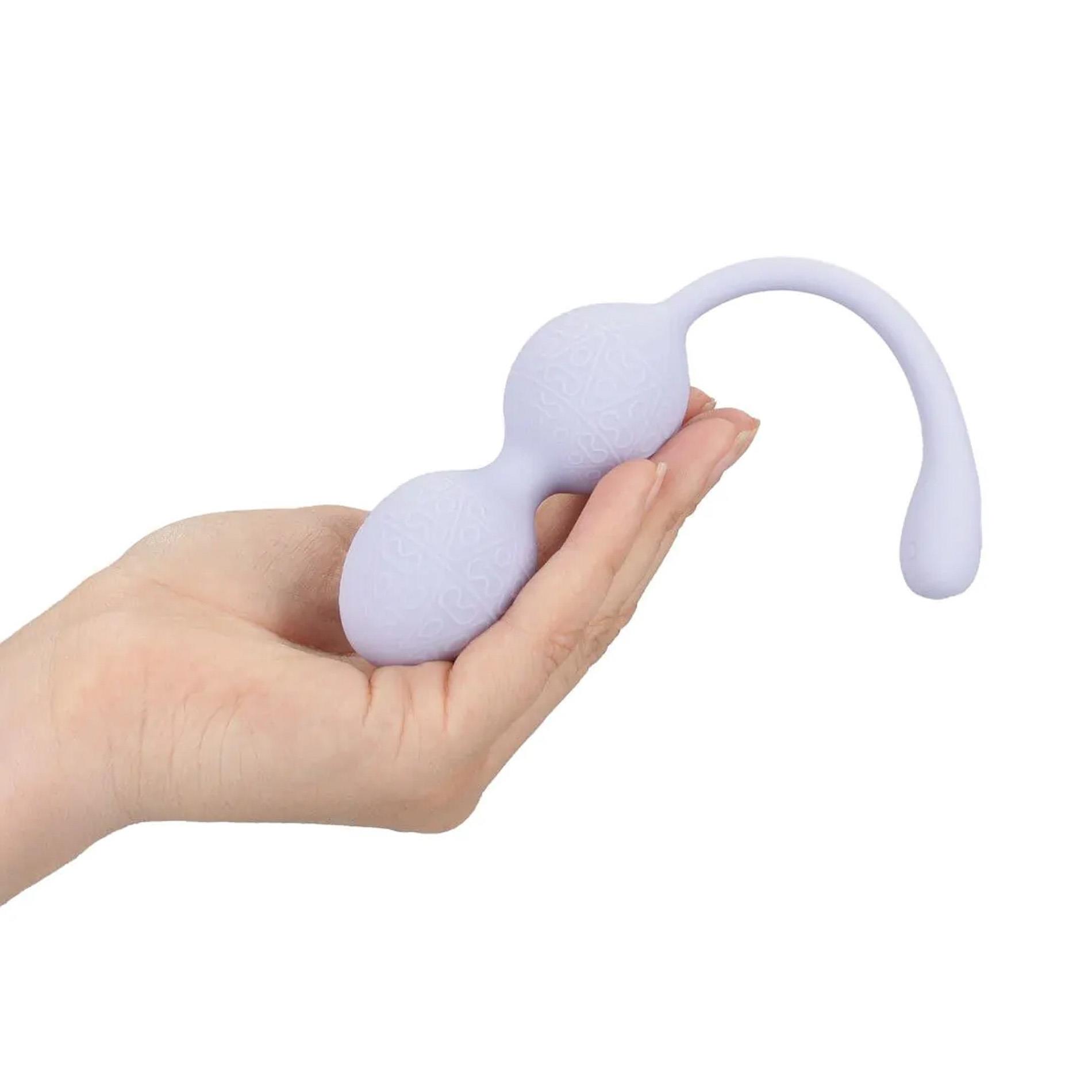 Vibrating Bead Kegel With Remote Control - Lavender