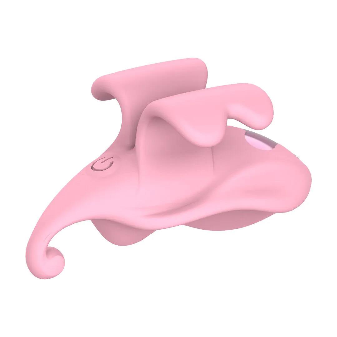 Finger Dual Vibrator - Pink