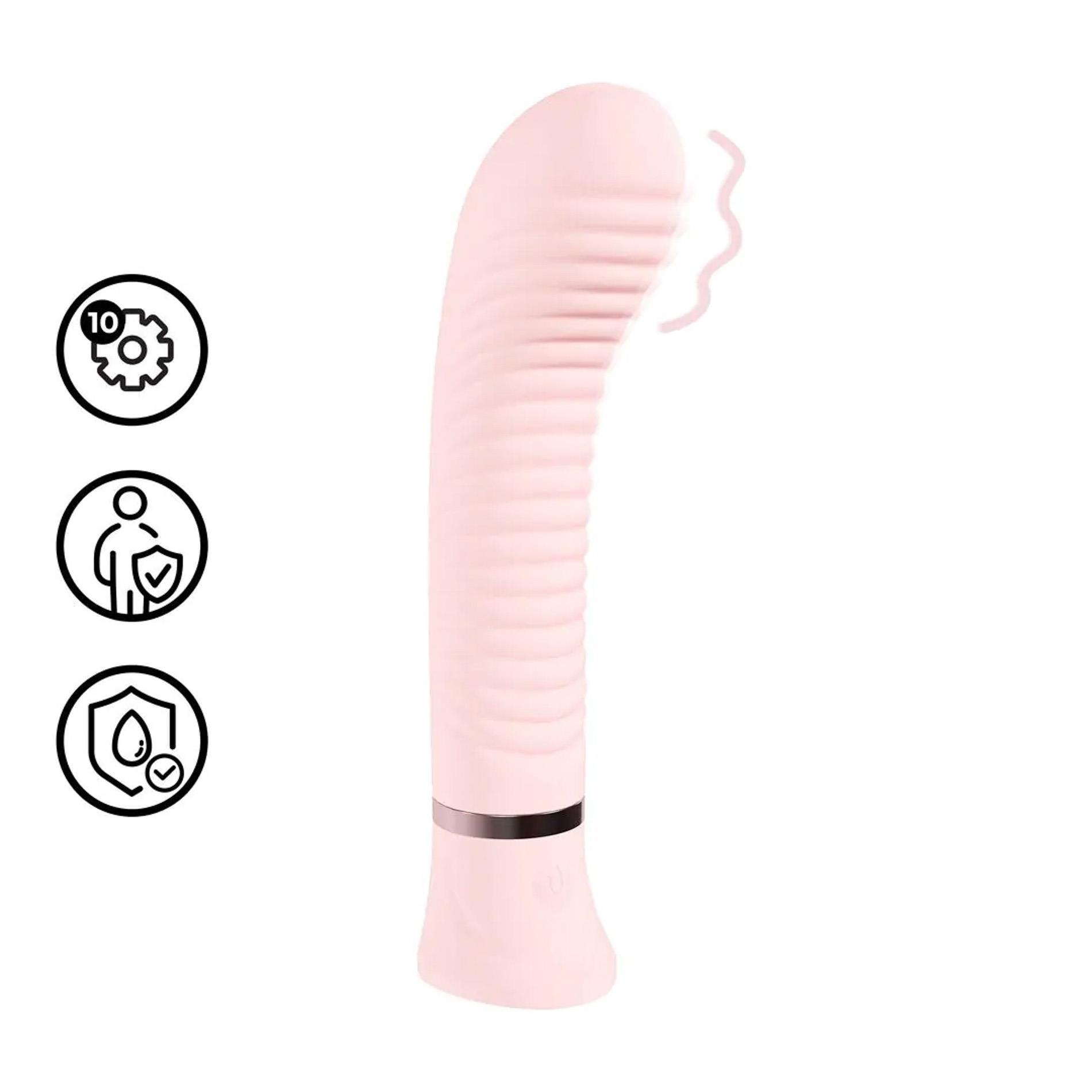 Divine - Ribbed G-Spot Vibe - Pink