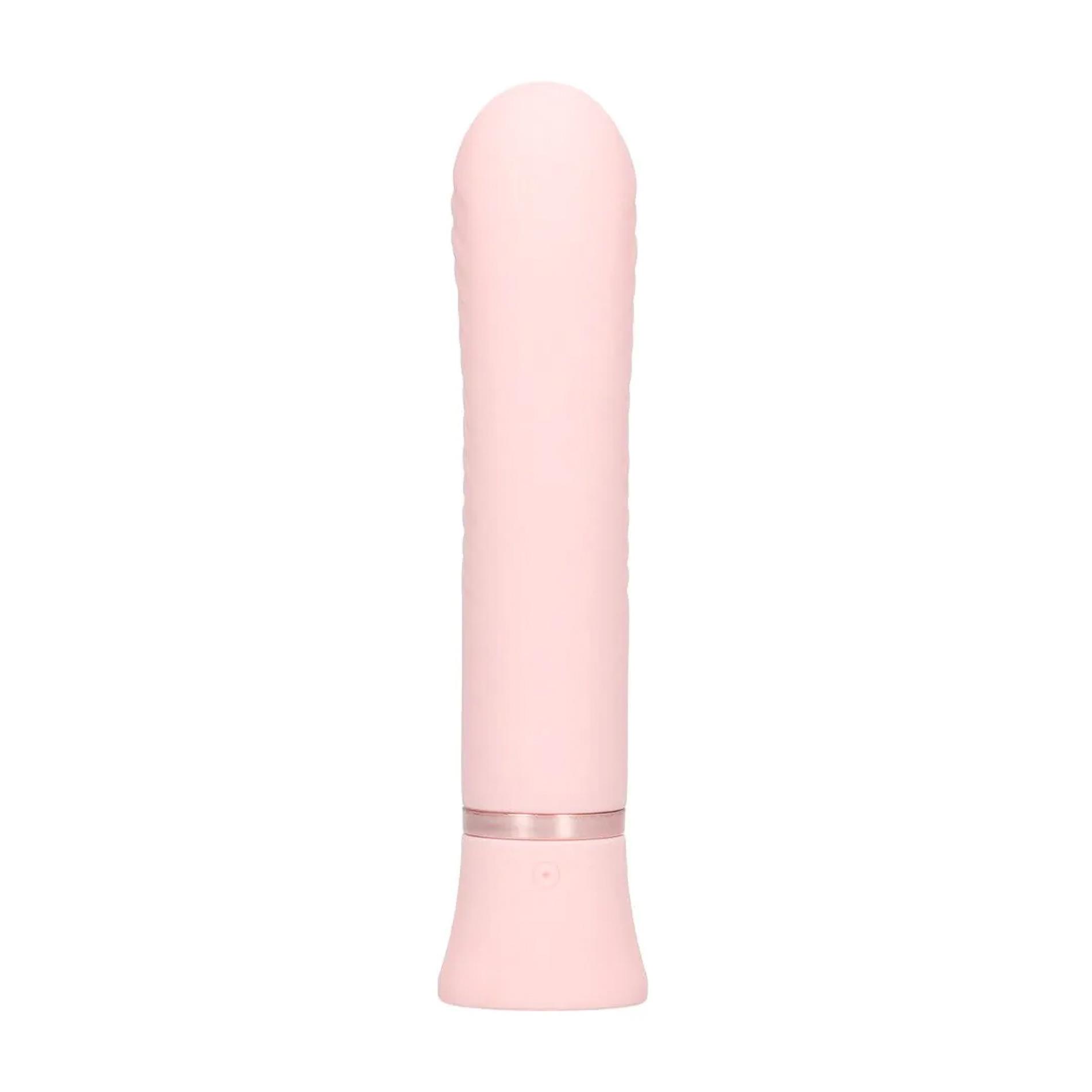 Mystique - Ribbed Rabbit Vibrator - Pink