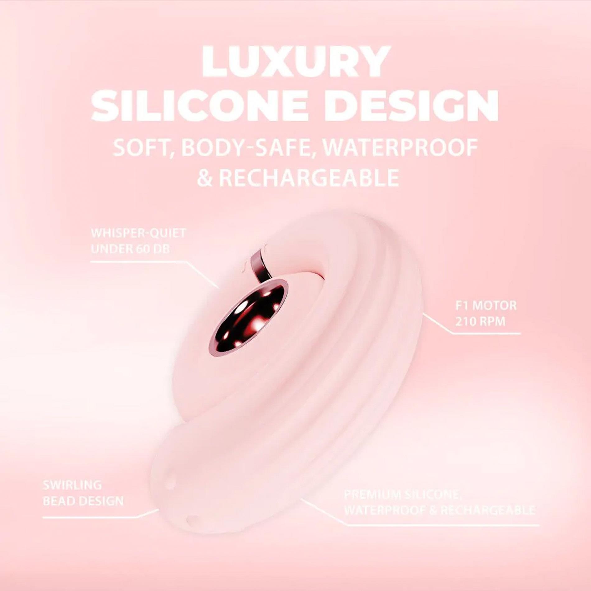 Perles - Rotating Beads Swirl - Pink