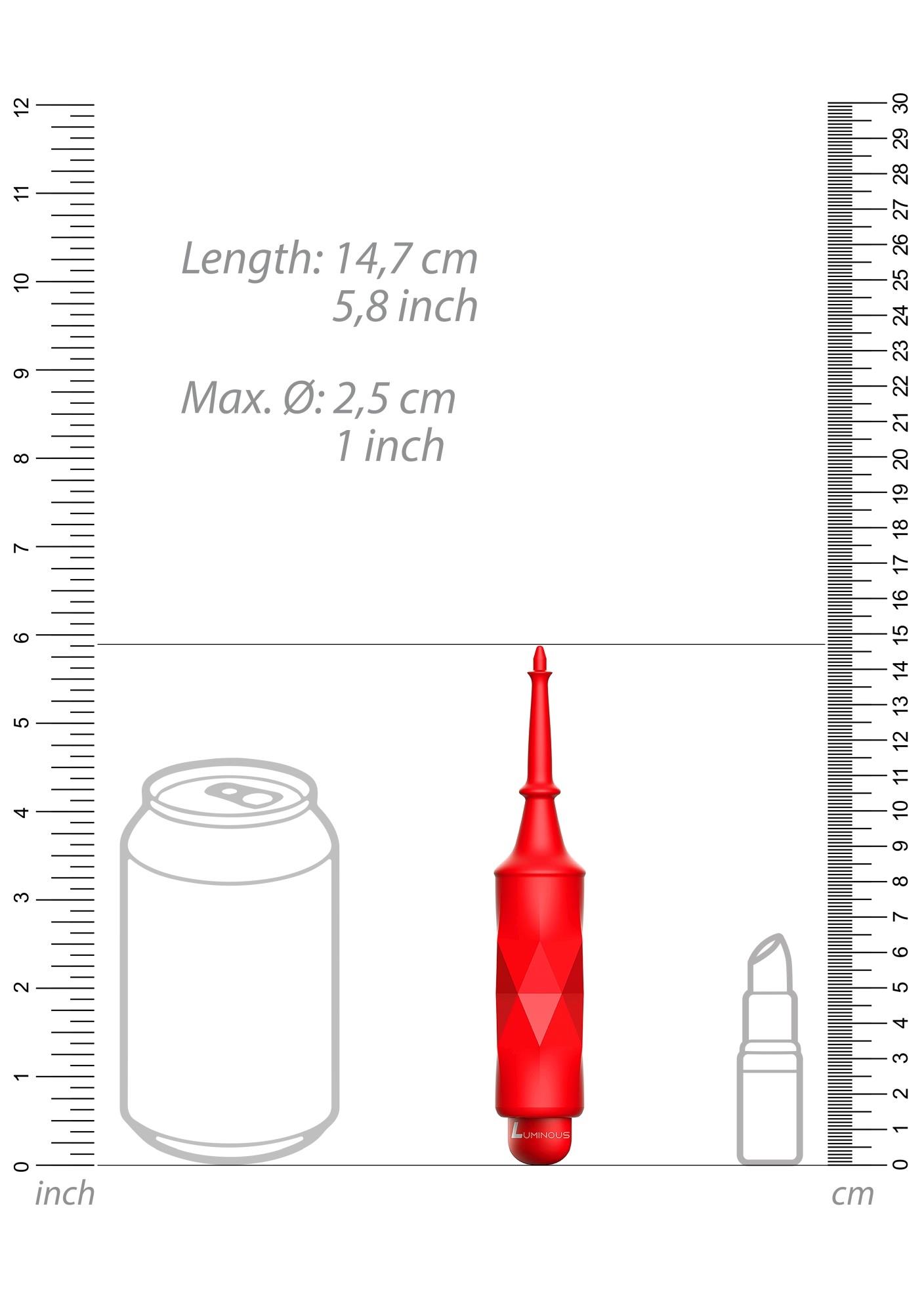 Circe - Abs Bullet With Sleeve - 10-Speeds - Red