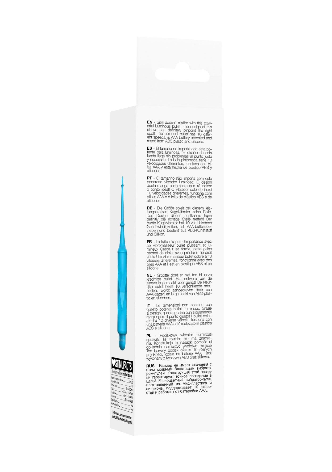 Circe - Abs Bullet With Sleeve - 10-Speeds - Turqiose