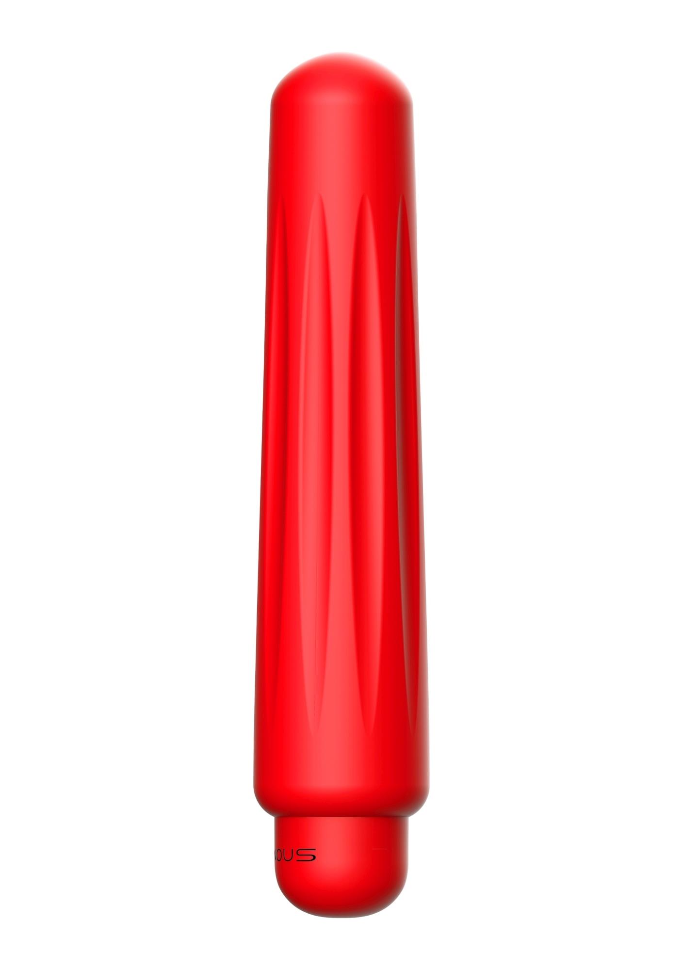 Delia - Abs Bullet With Sleeve - 10-Speeds - Red