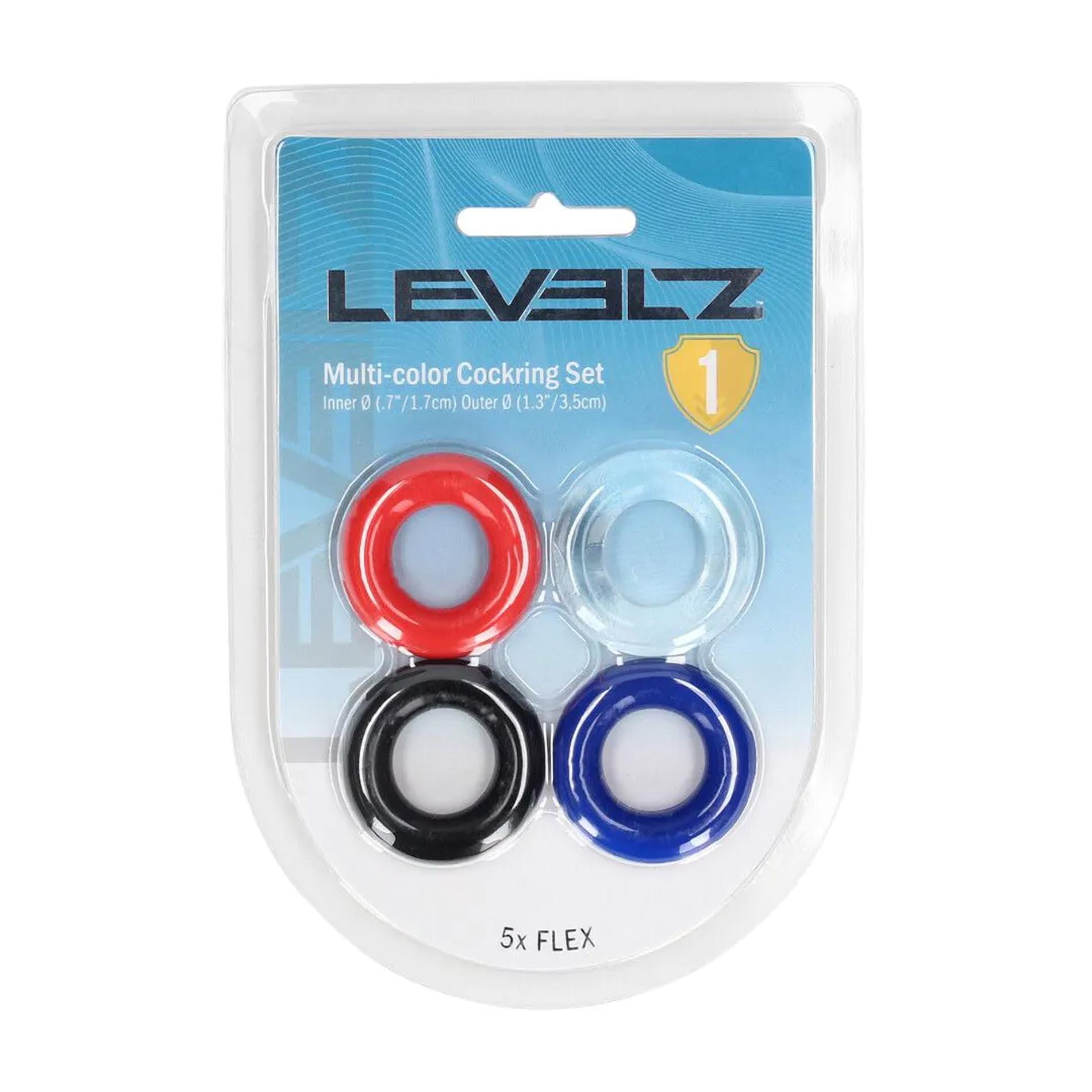 Cockring Set Of 4 - Multicolor