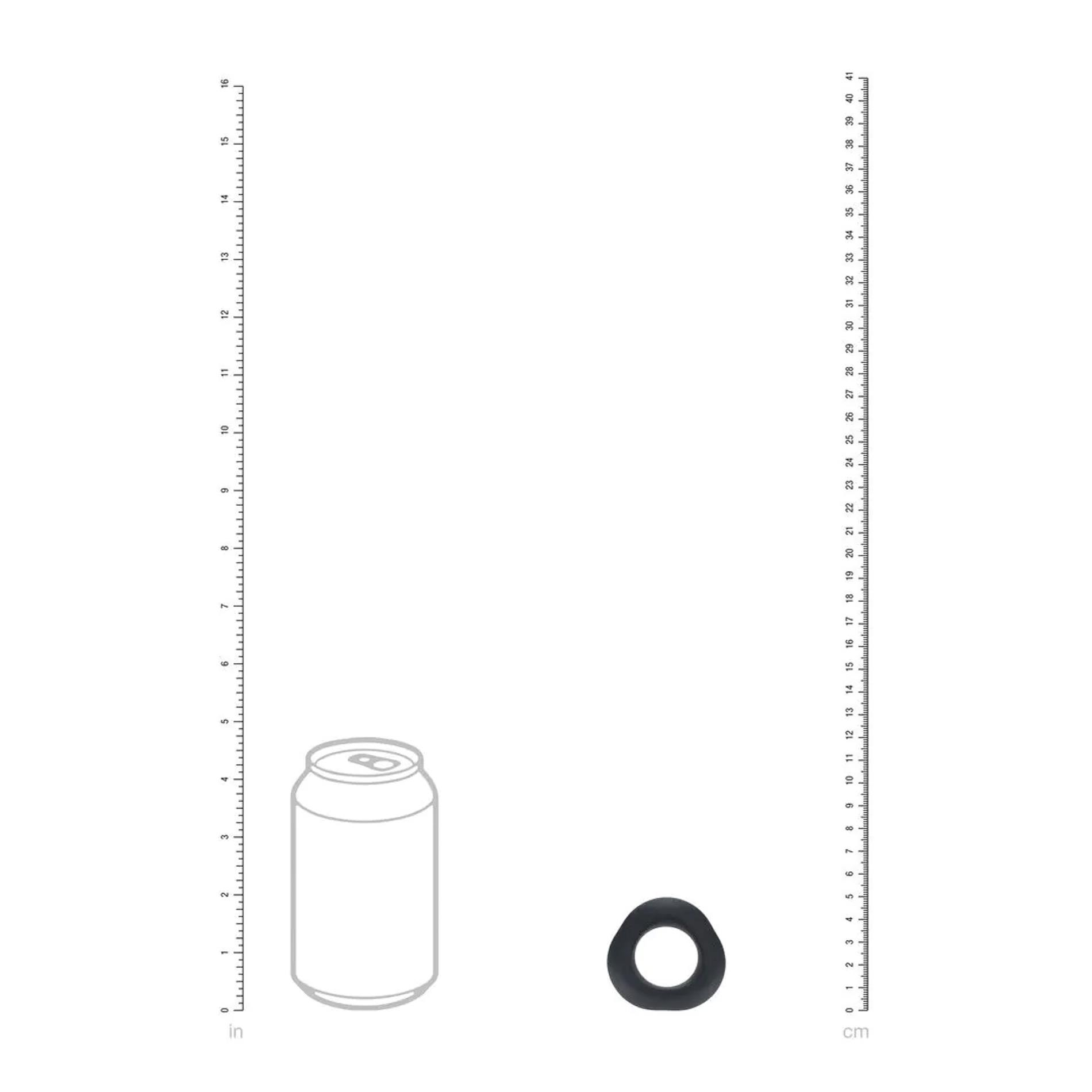 Ergo Liquid Silicone Cockring - Black