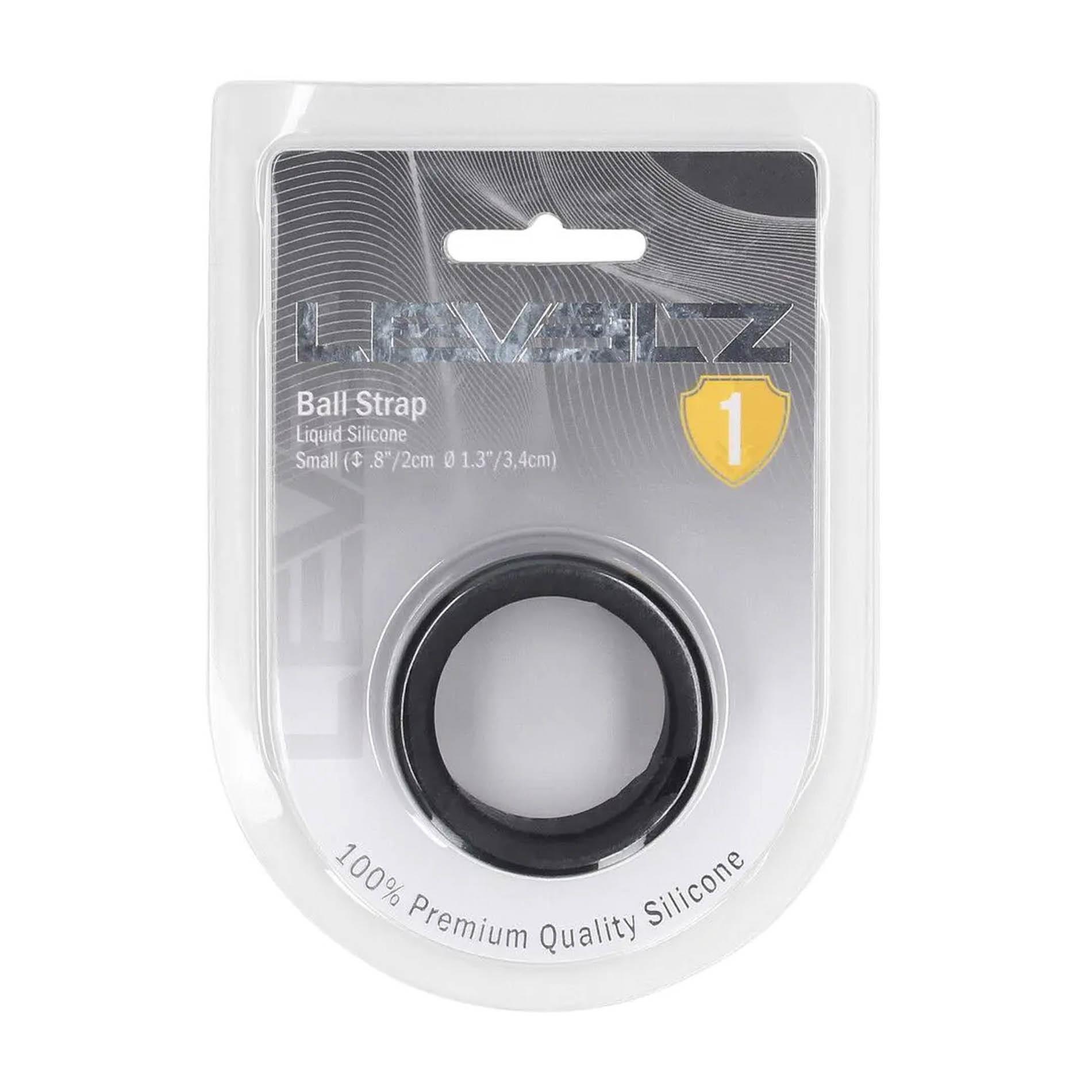 Liquid Silicone Ball Strap - S - 34Mm - Black