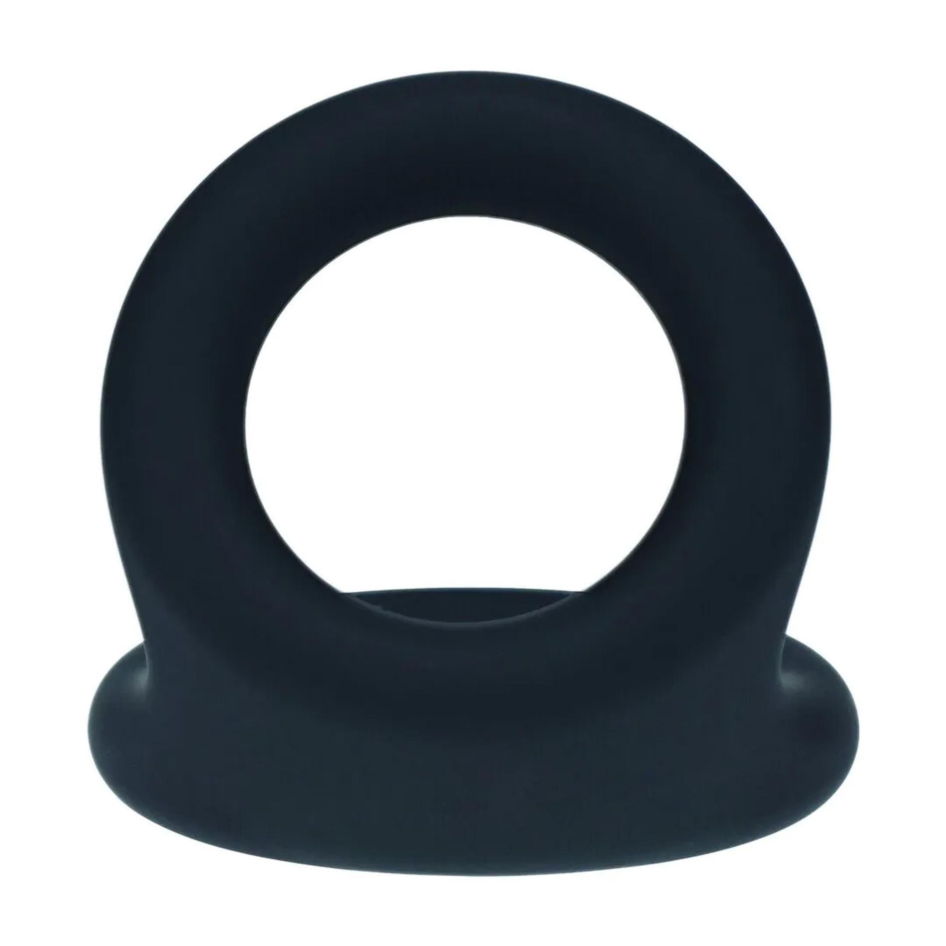 Double O Silicone Cockring - M - Black