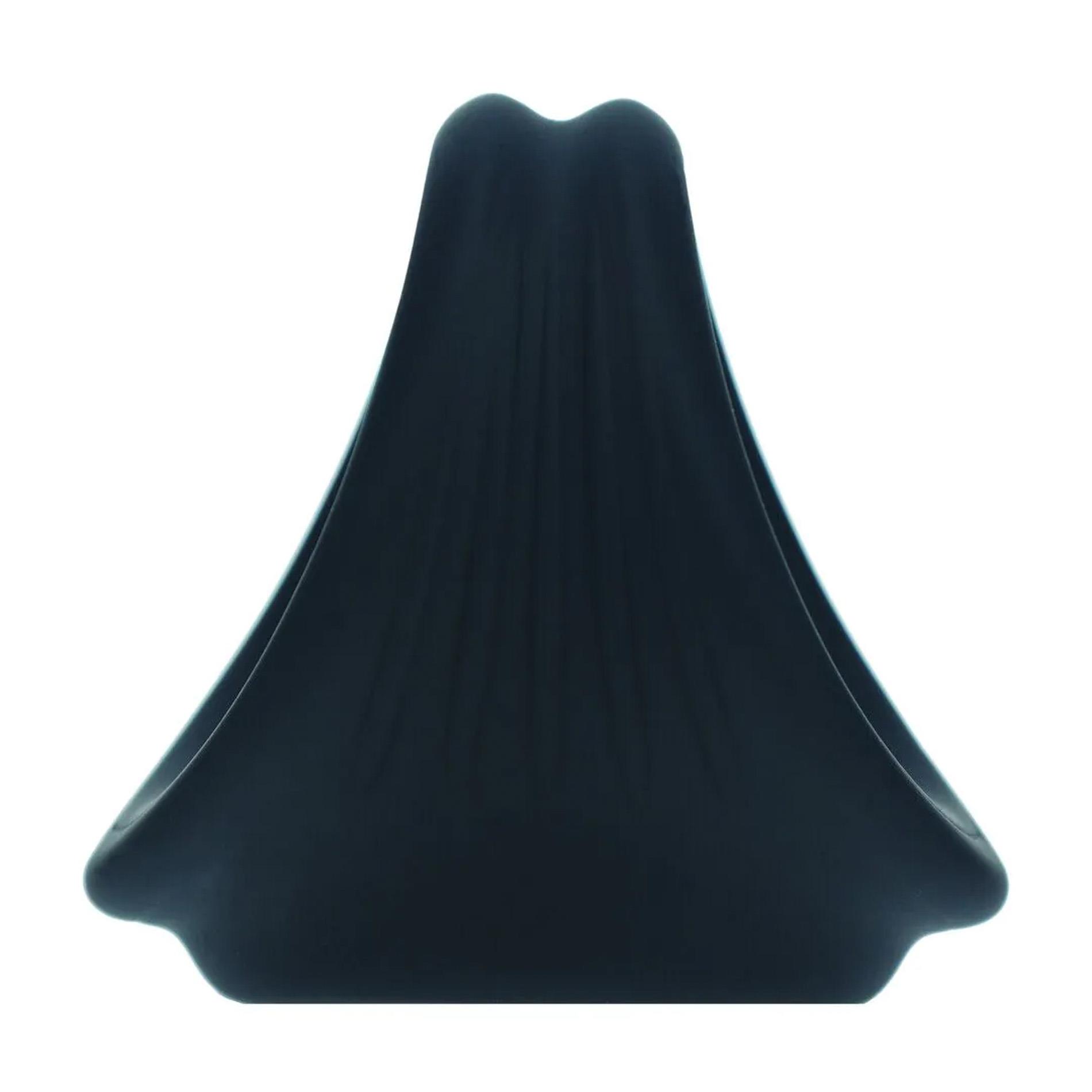 Silicone Cock And Ball Harness - Black