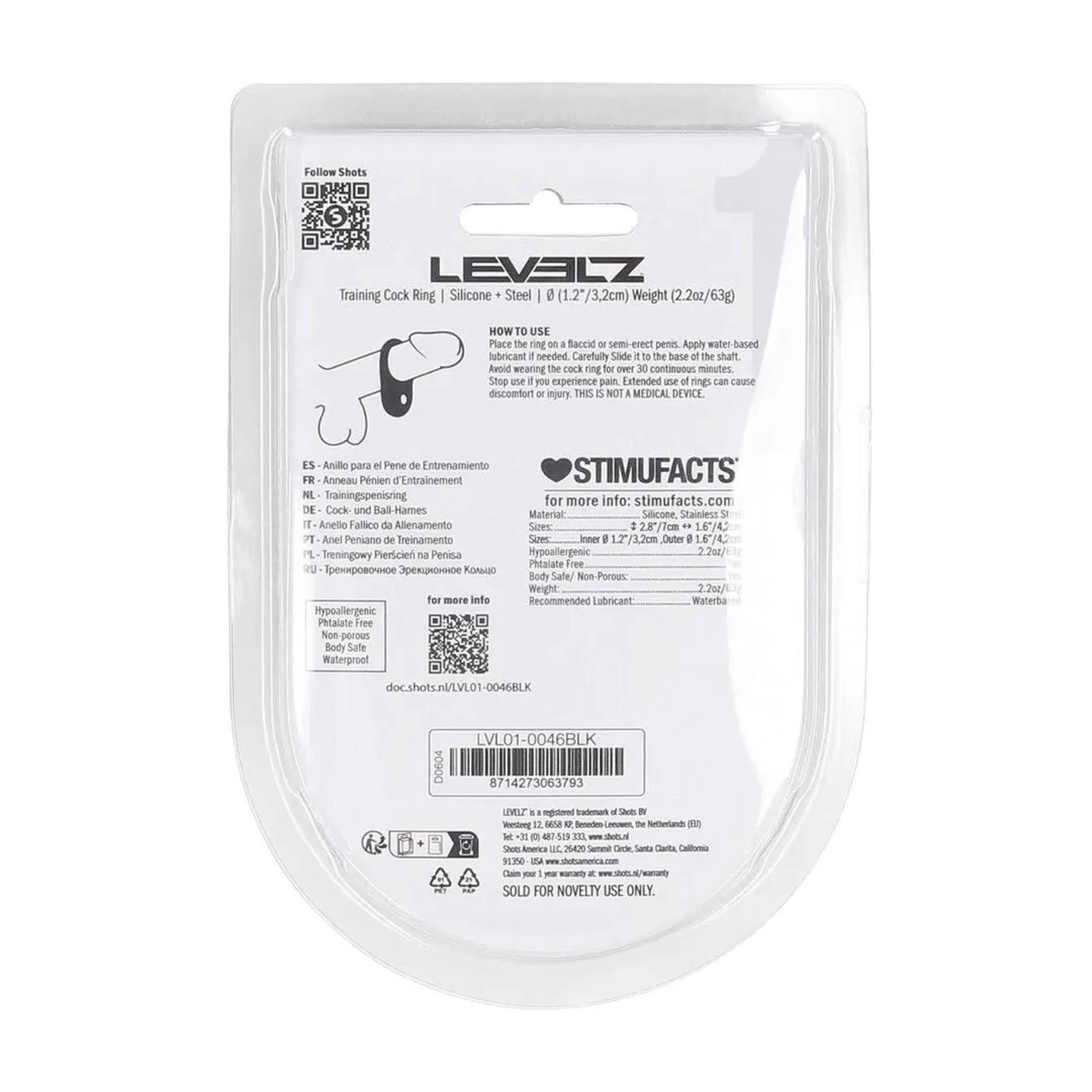 Silicone Training Cockring - S - Black