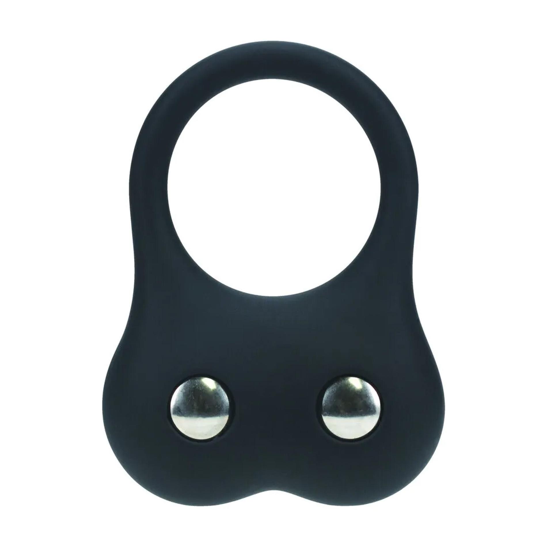 Silicone Training Cockring - M - Black