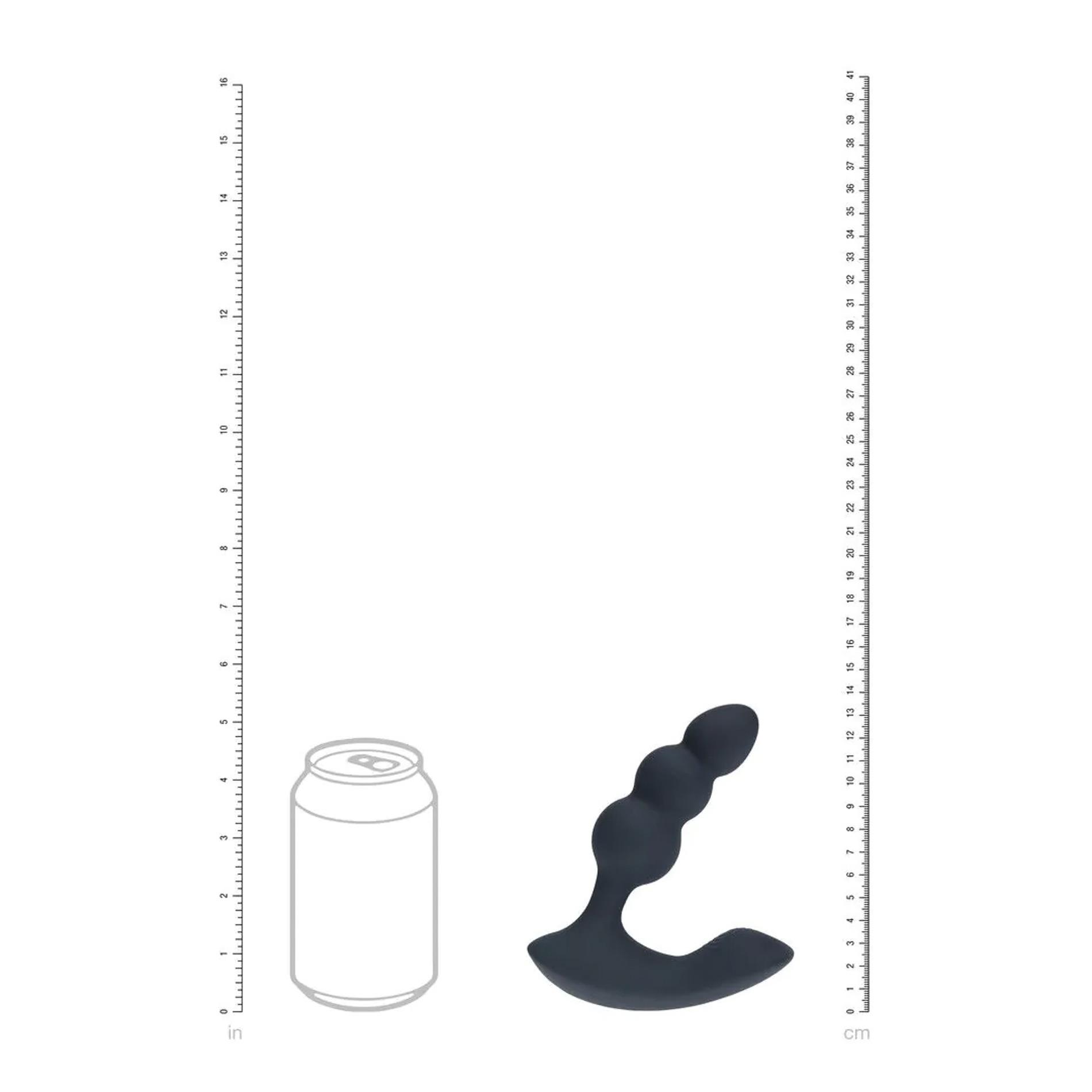 Dual Motor Remote Control Beaded Vibrating Liquid Silicone Prostate