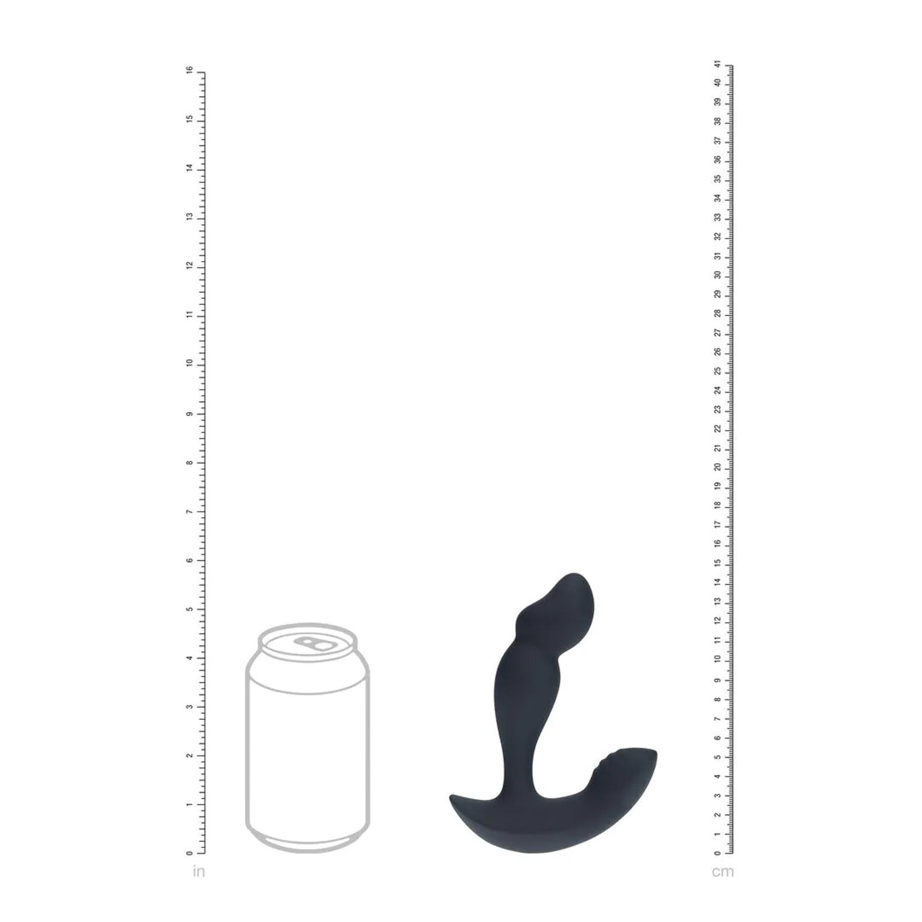 Dual Motor Remote Control Dual Motor Vibrating Liquid Silicone Prostate