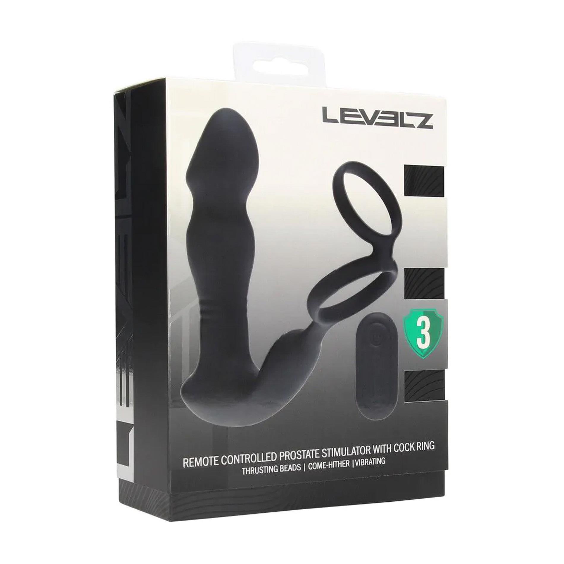 Remote Control Vibrating Thrusting Come-Hither Silicone Prostate Stimulator