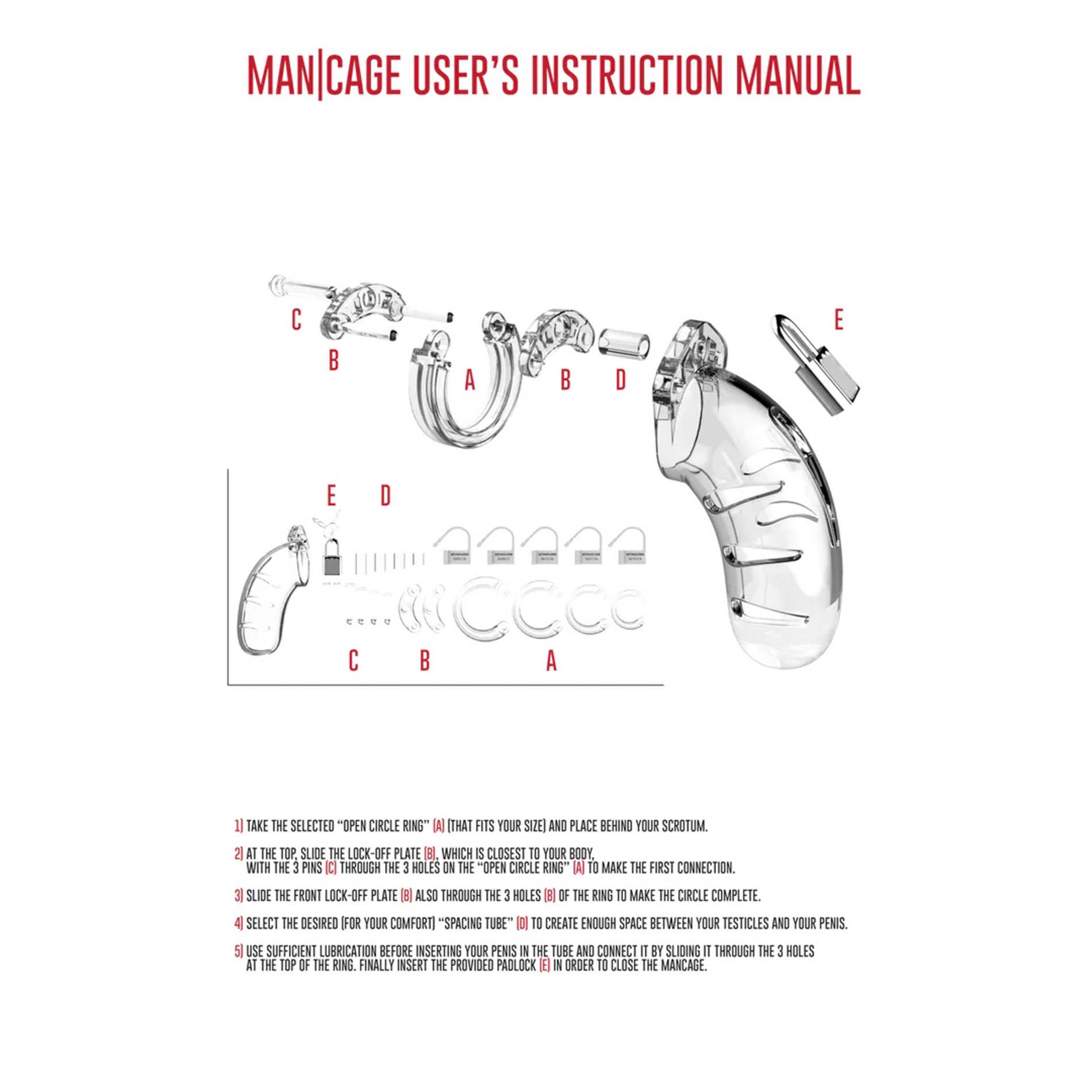 Model 13 Chastity Cock Cage - 6,5 Cm