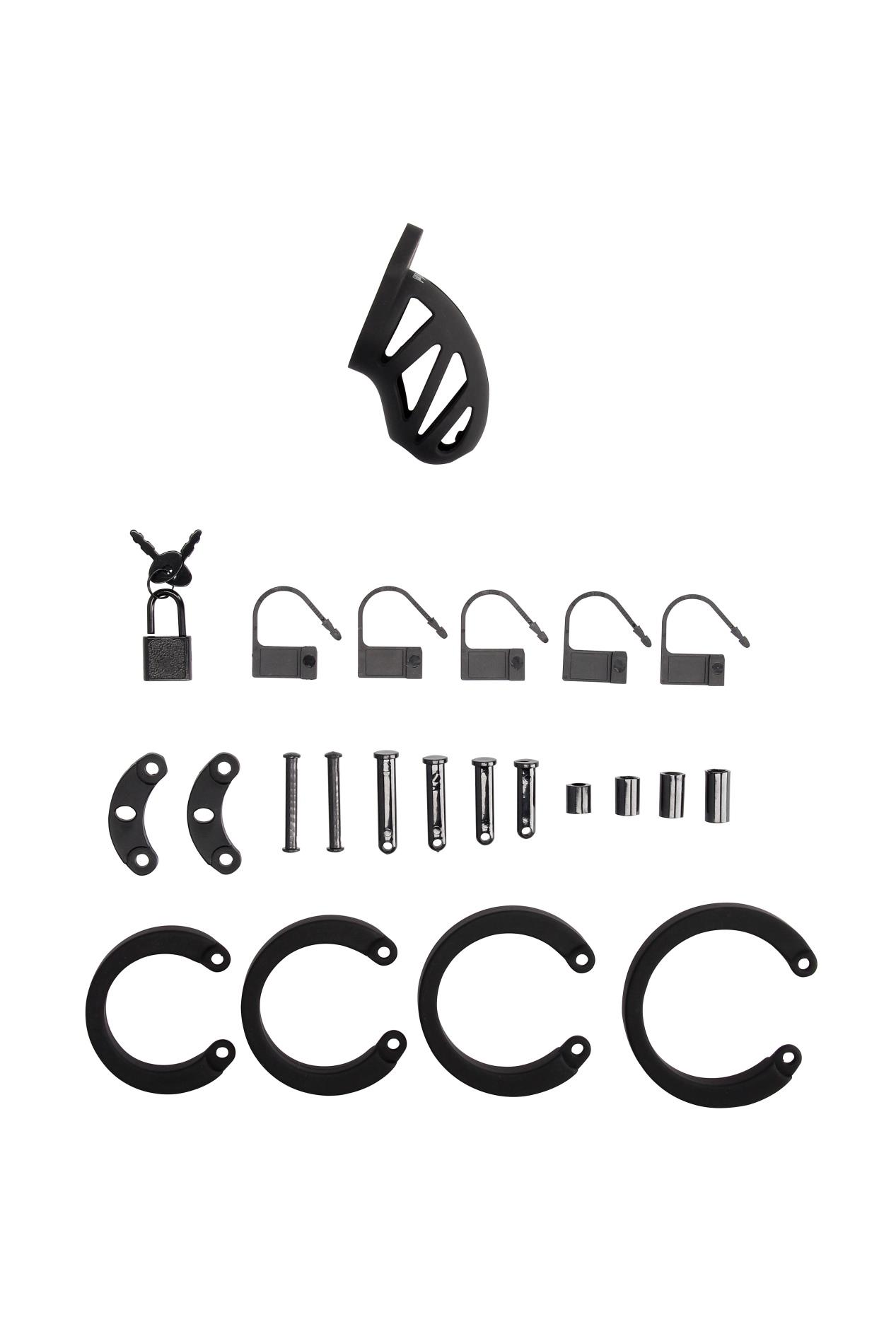 Model 23 - Chastity Cage - 2.5'' / 6,5 Cm - Black