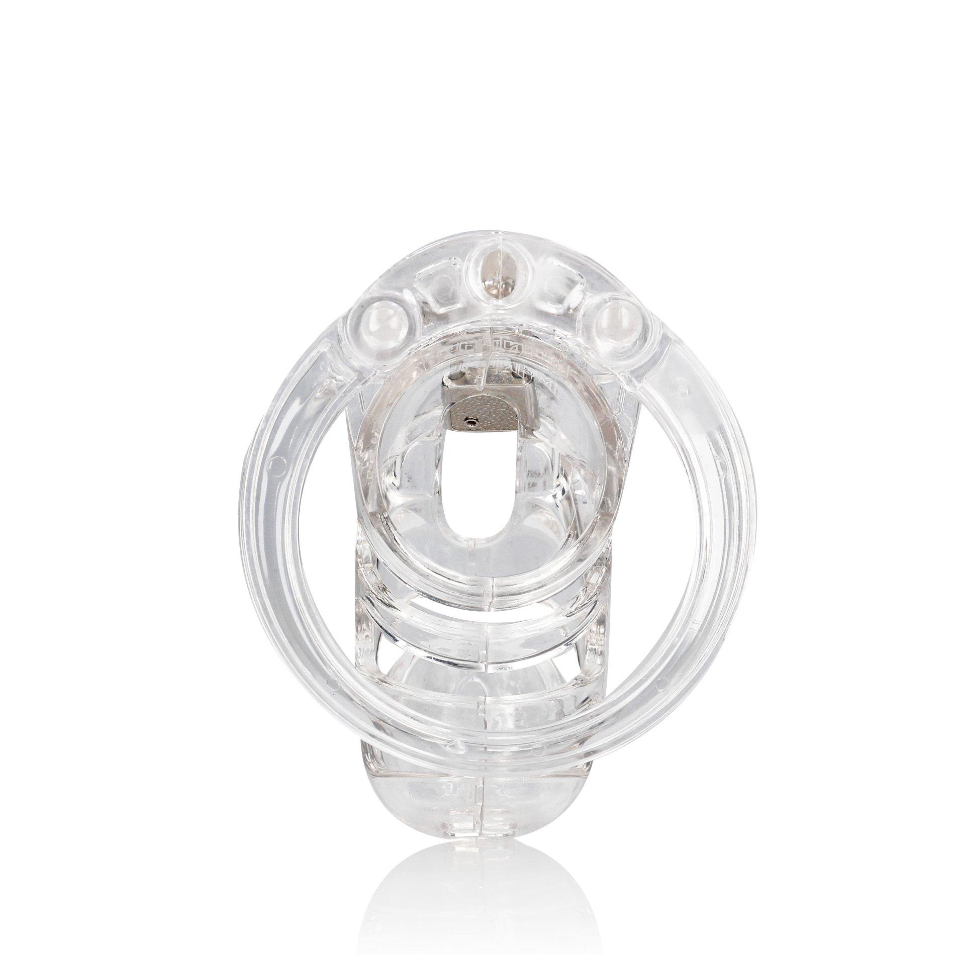 Model 25 - Chastity Cage - 3.5'' / 9 Cm - Transparent
