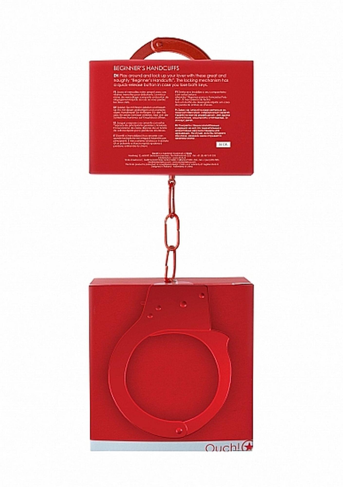 Beginner""S Handcuffs - Red