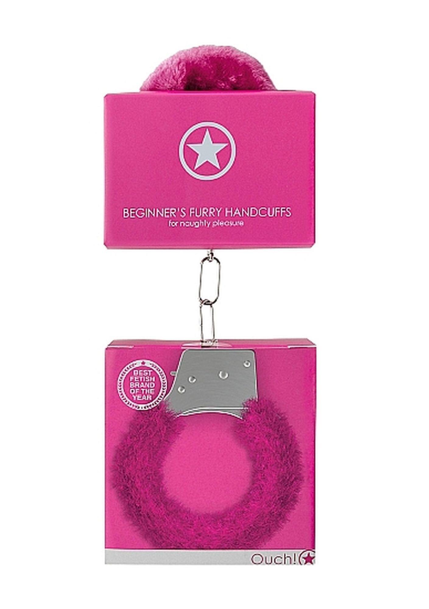Beginner""S Handcuffs Furry - Pink