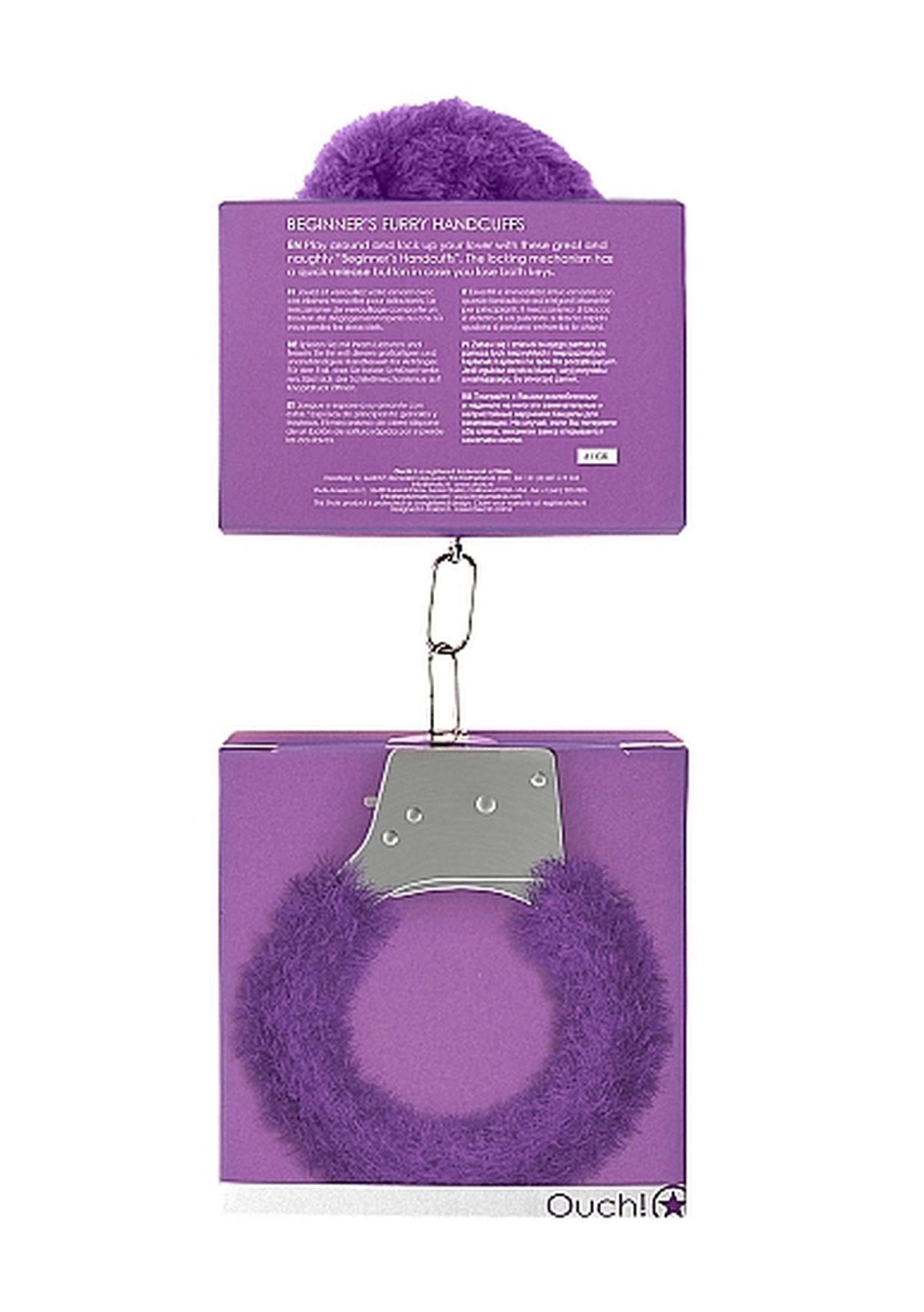 Beginner""S Handcuffs Furry - Purple